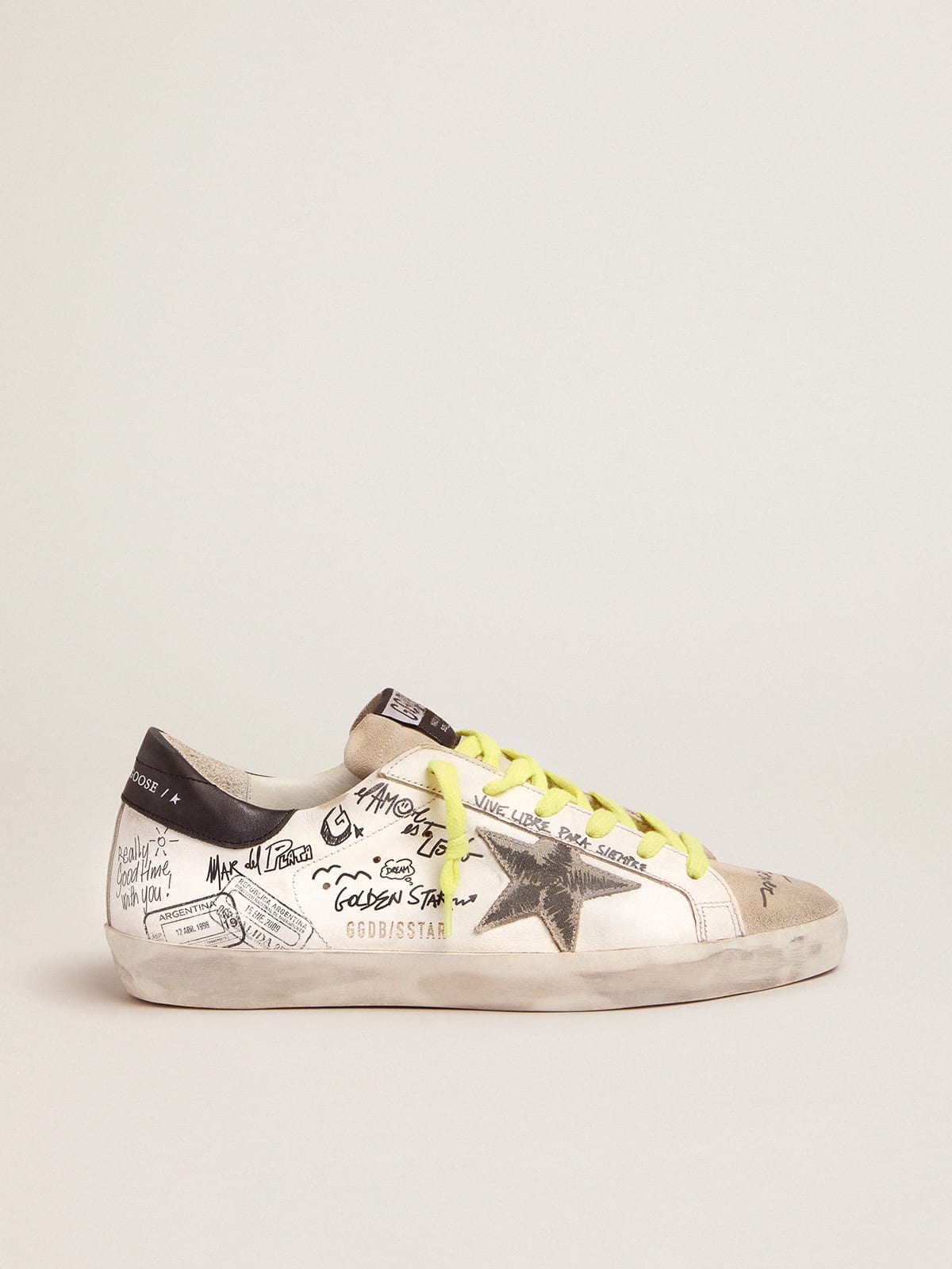 Women’s Journey Super-Star sneakers with graffiti