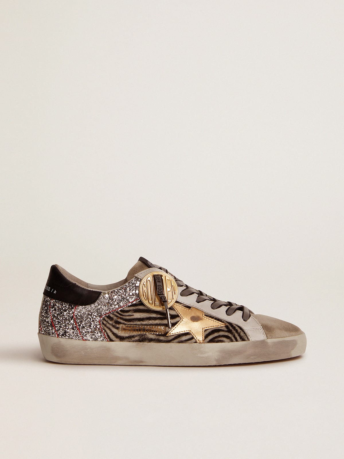 Golden goose sale mid star zebra