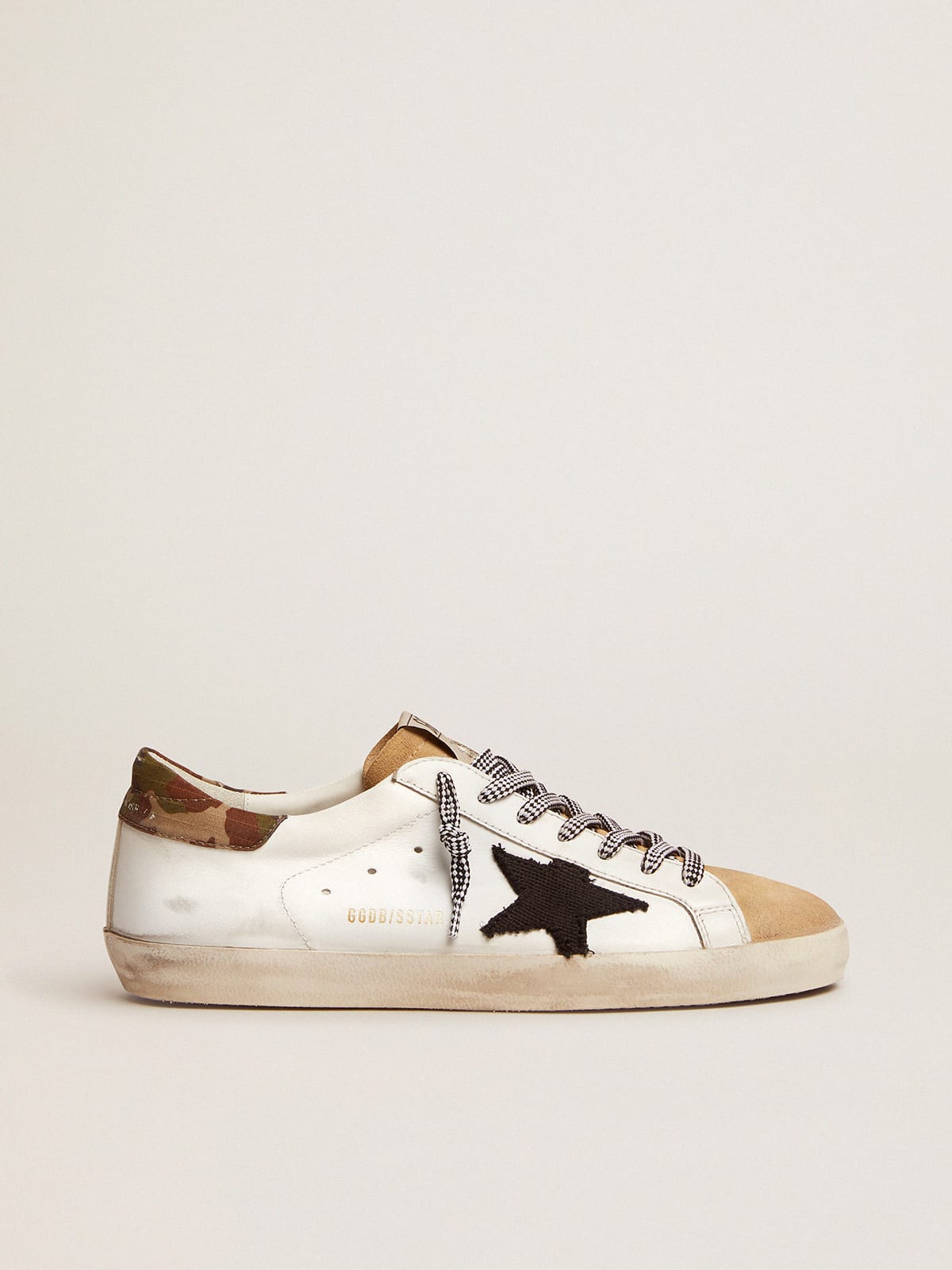 Camo golden cheap goose sneakers