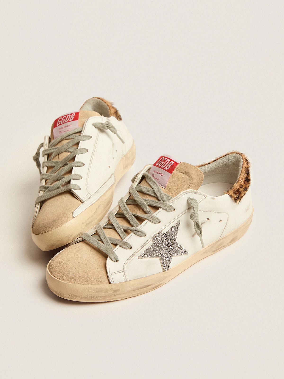 golden goose rosa glitter