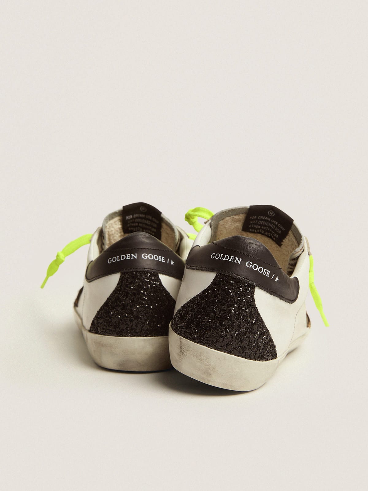 Super-Star LTD sneakers with animal-print pony skin tongue and star |  Golden Goose