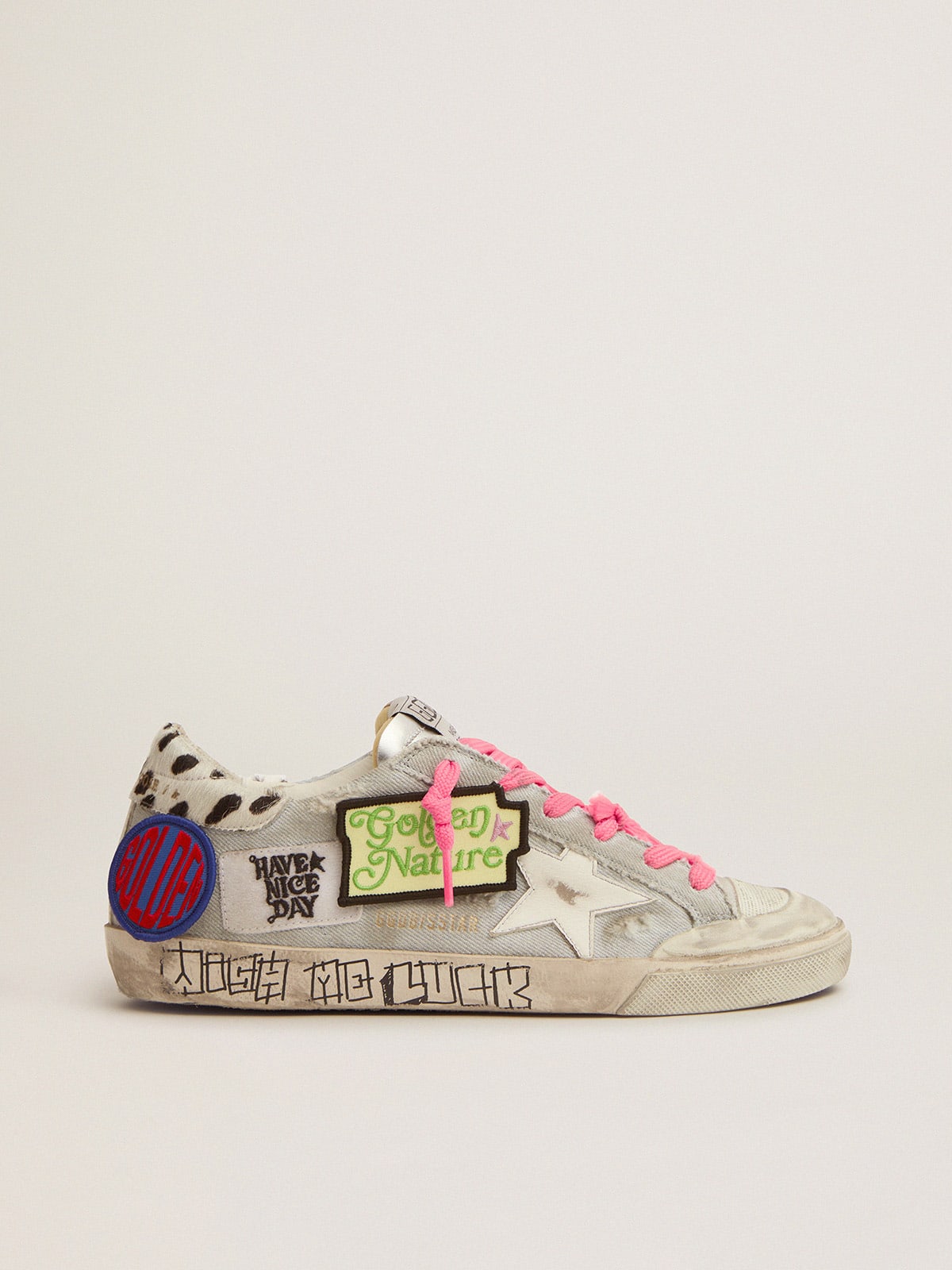 Golden goose best sale denim superstar