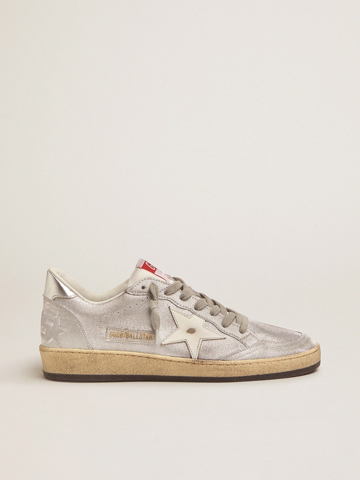 Women\'s silver LTD Ball Star sneakers | Golden Goose