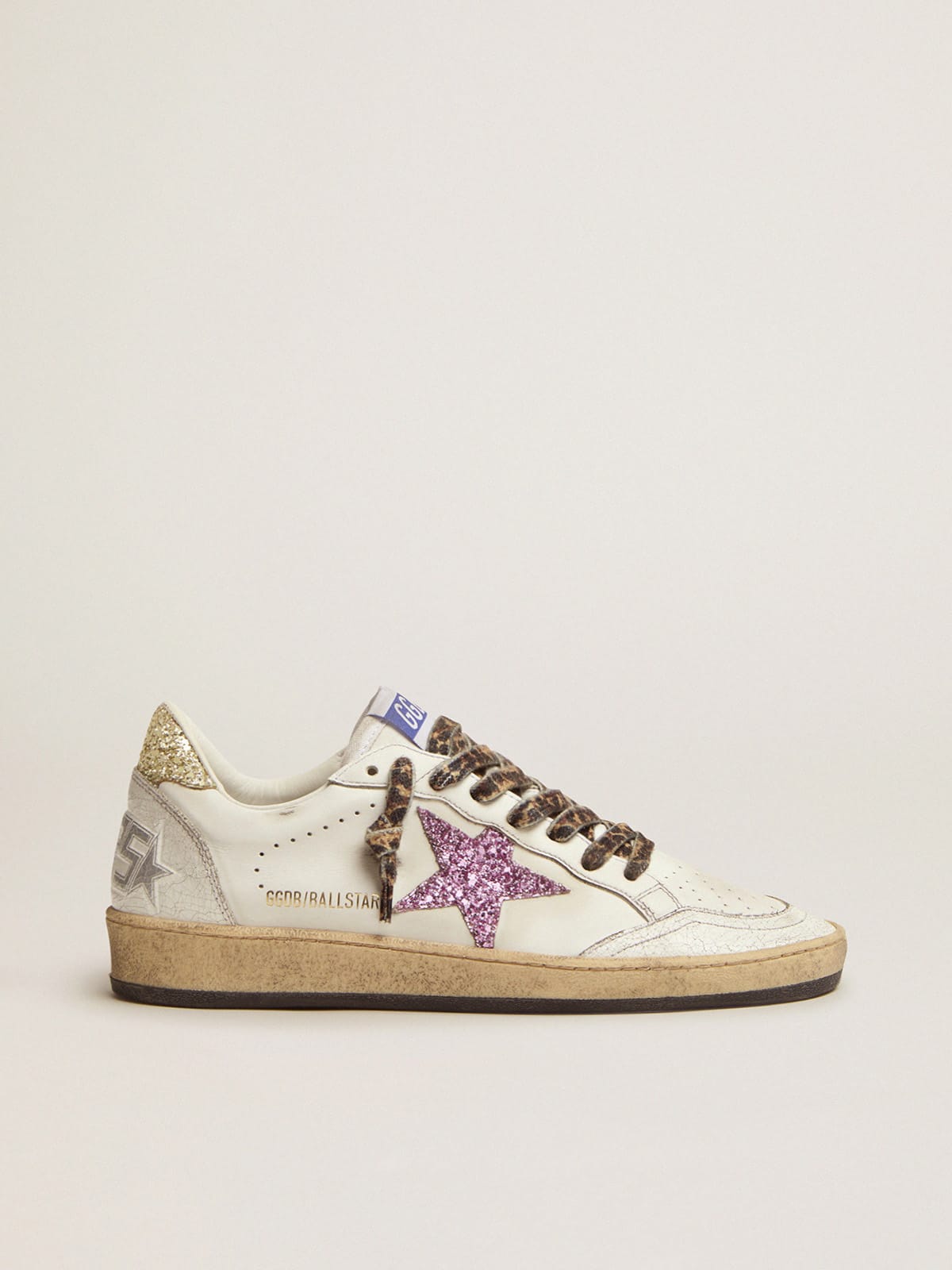 Ball Star LTD sneakers in leather with glitter heel tab and star ...