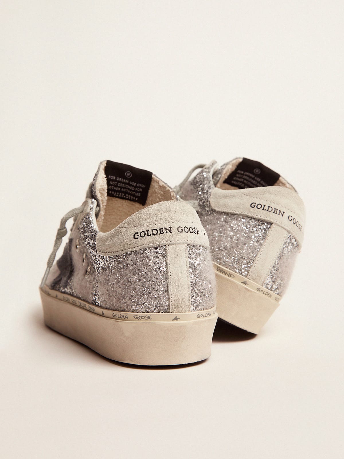 Hi Star Sneaker Light Blue Silver Glitter