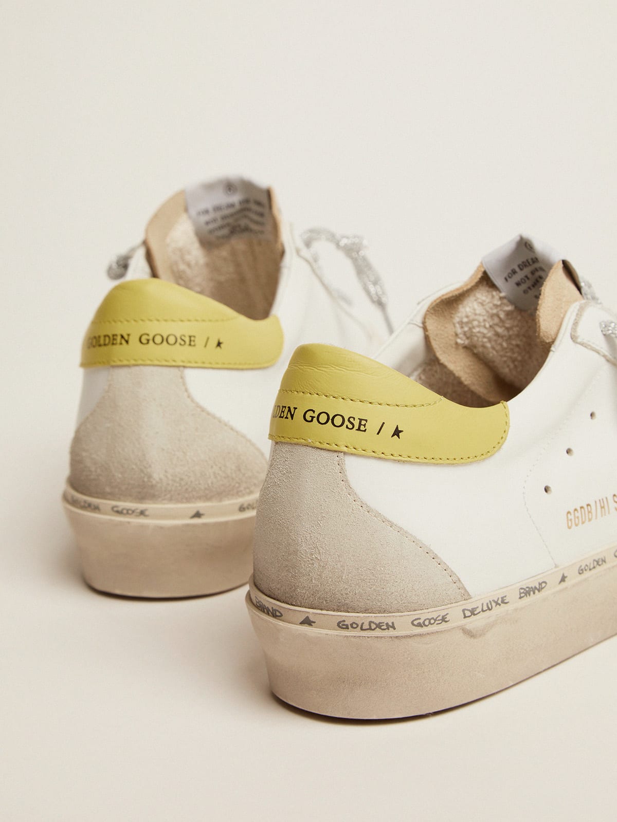 Golden goose hi star calf hot sale hair sneakers