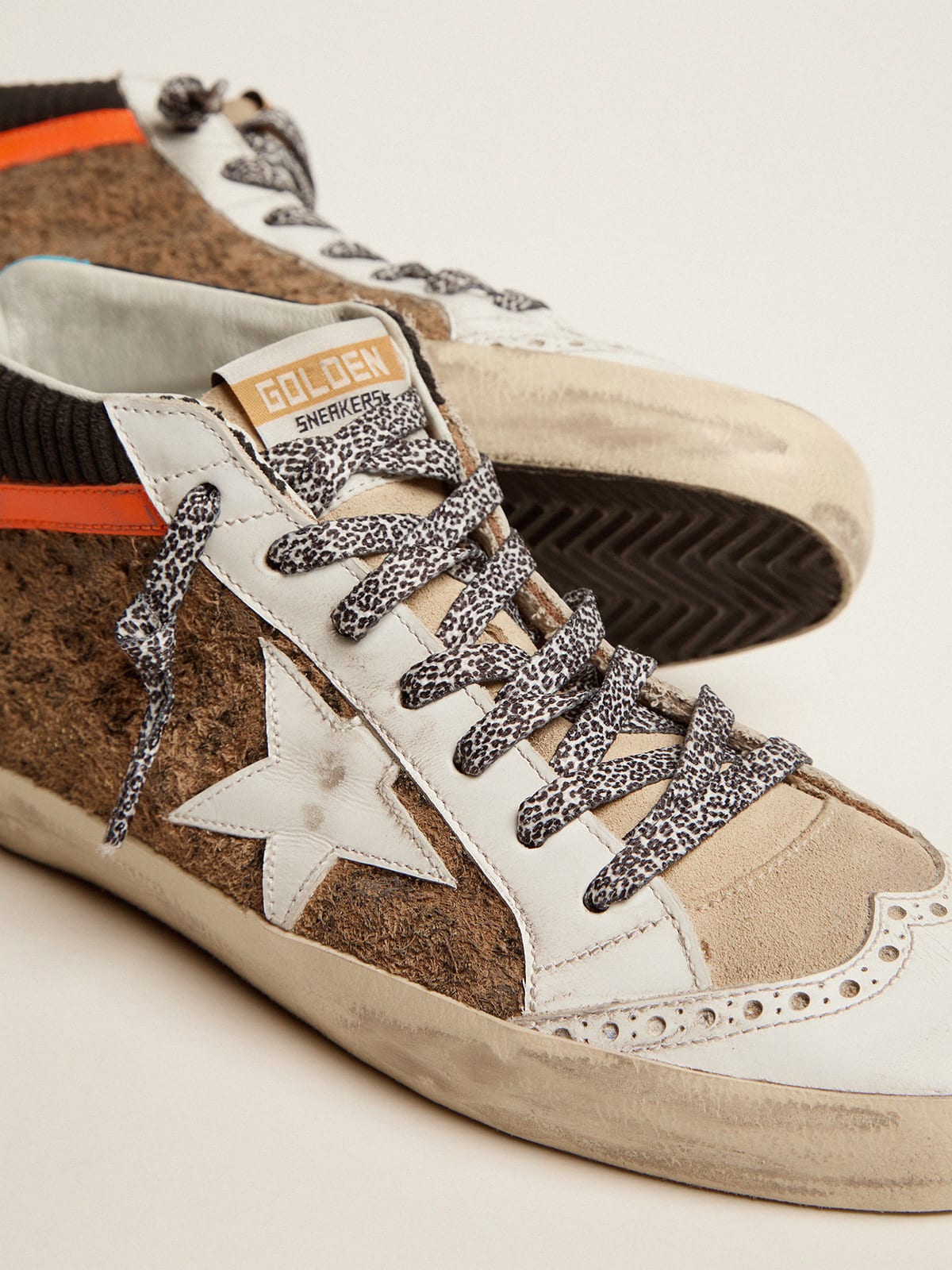 Golden goose mid star leopard best sale print sneakers