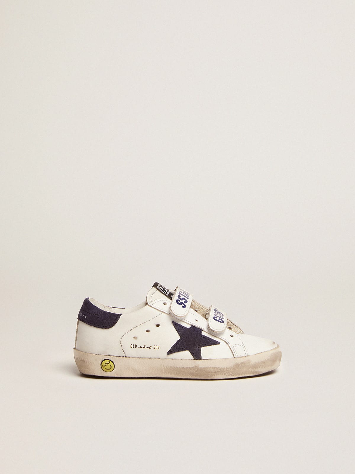 Golden Goose - Young Old School with dark blue inserts in 