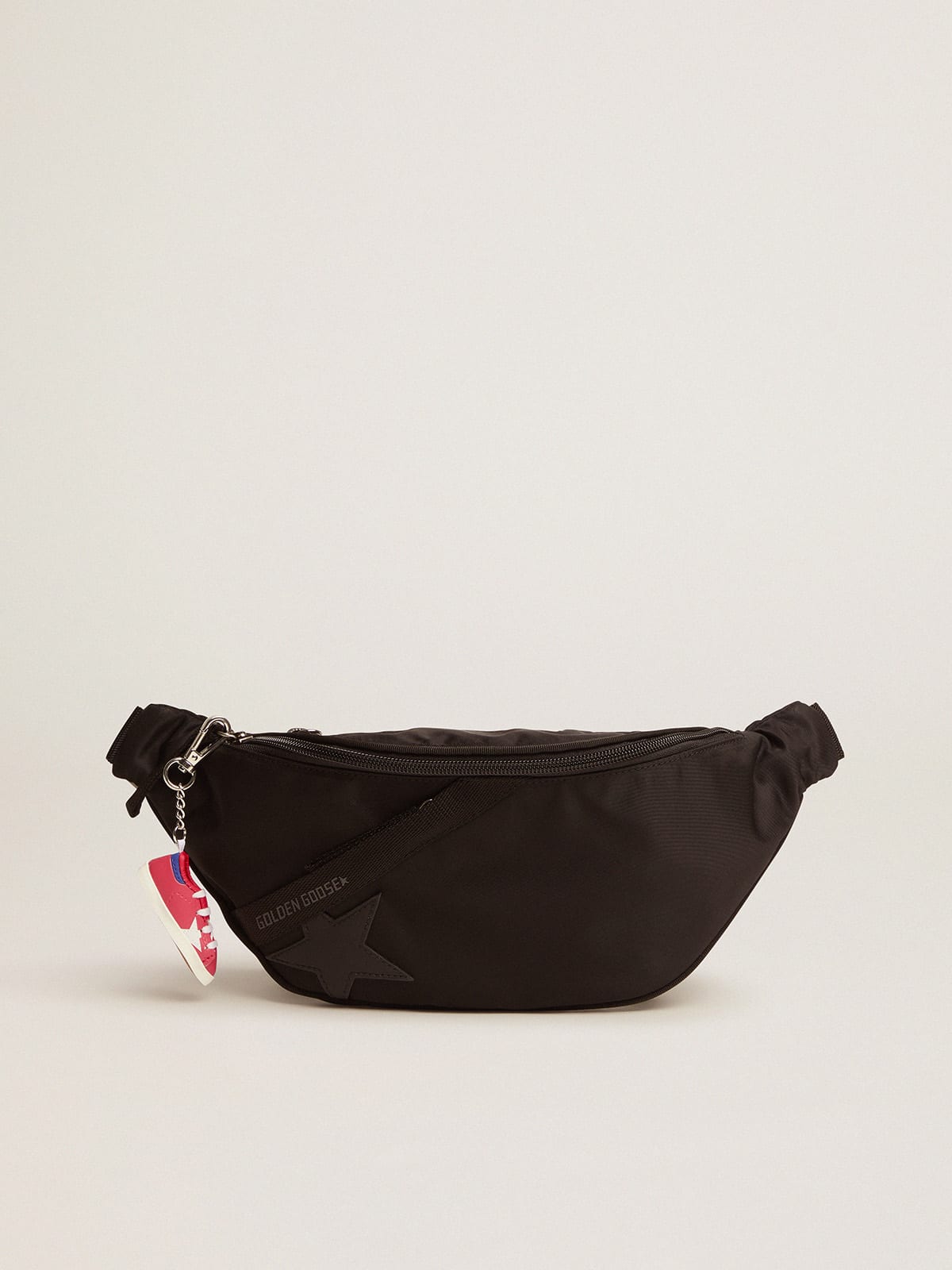 Golden Goose - Black nylon Journey belt bag in 