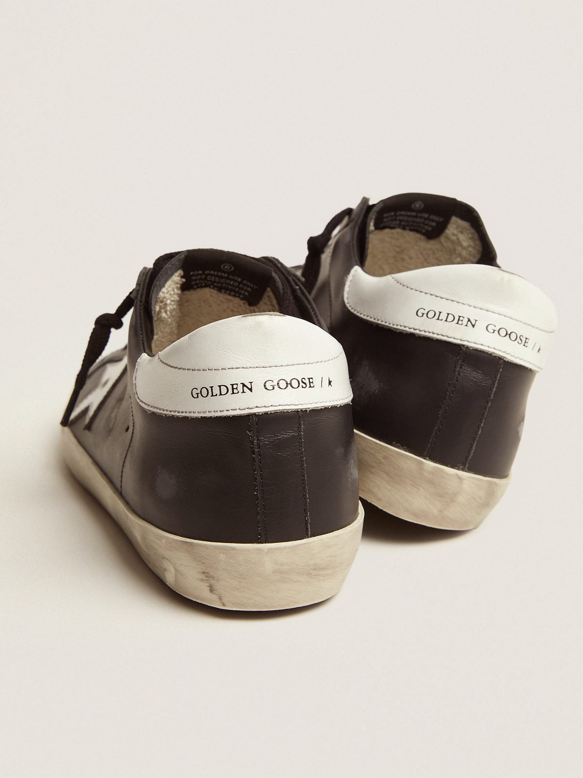 Golden goose black on sale leather