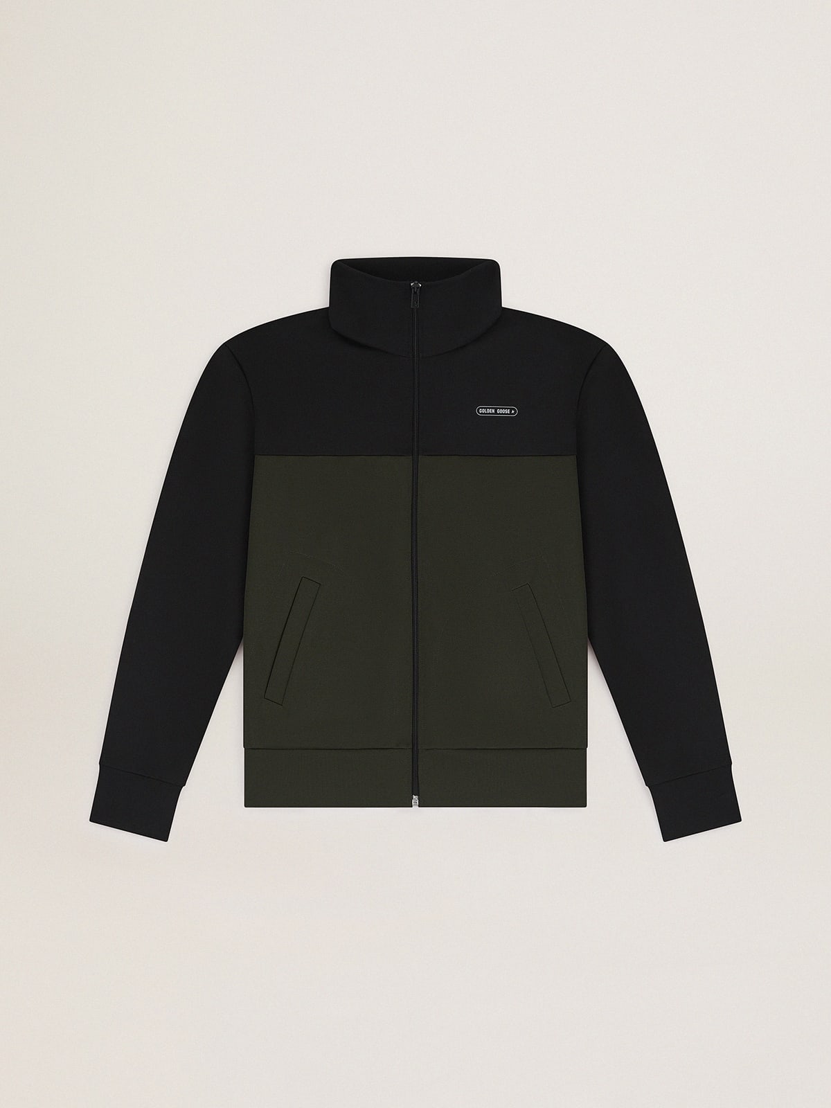 Game EDT Capsule Collection jacket in black and military-green color