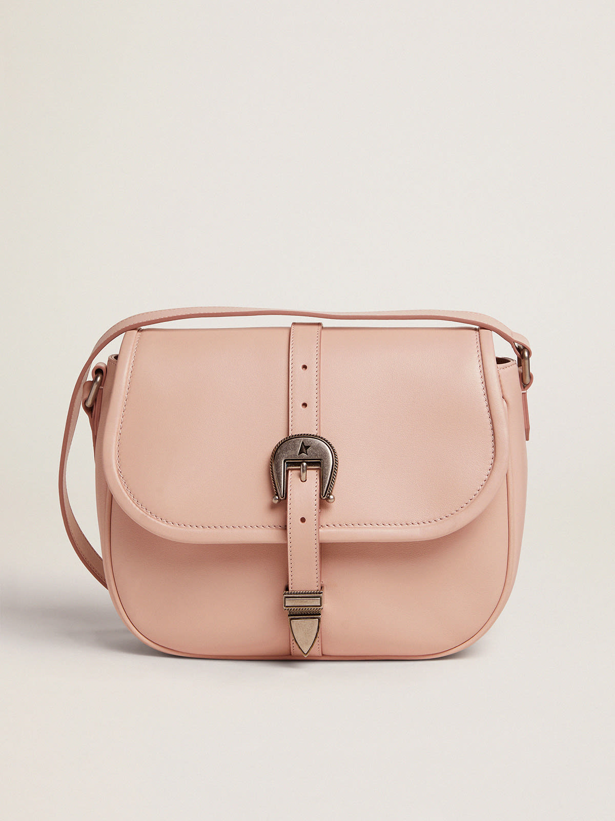 Golden Goose - Medium Rodeo Bag in quartz-pink leather in 