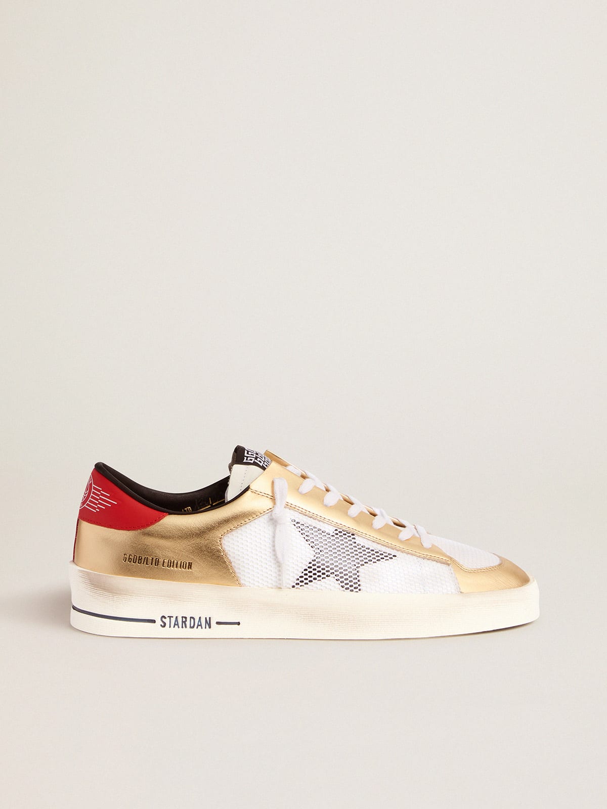 レディース限定エディションゴールドコンビStardanスニーカー Golden Goose