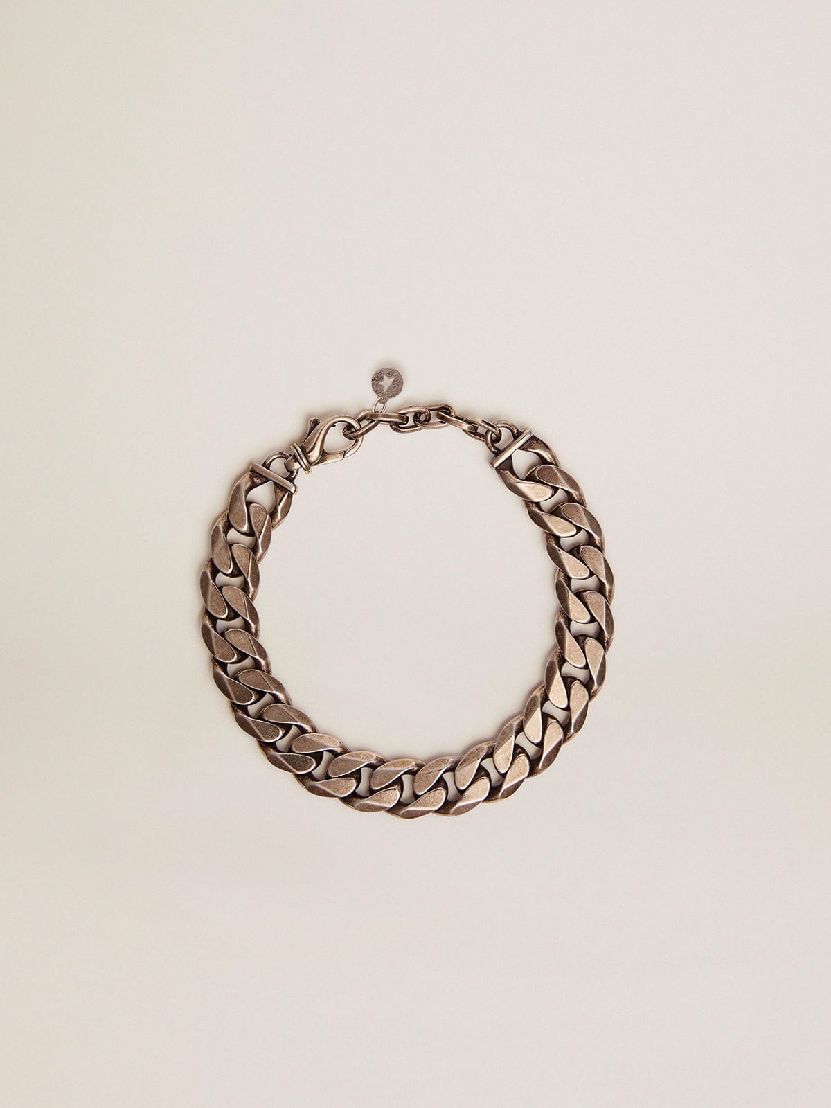 Golden Goose - Timeless Jewelmates Collection chain bracelet in antique silver color in 