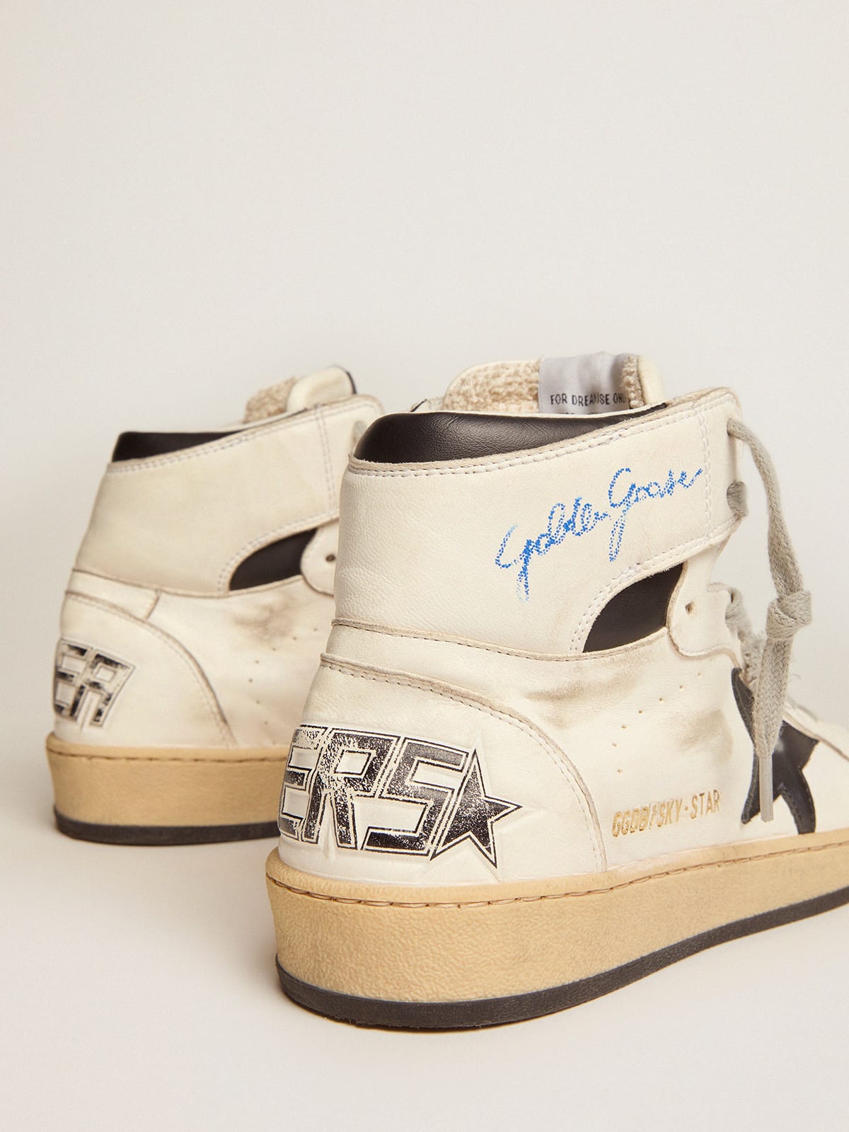 Golden Goose - Sky-Star para hombre con firma en el tobillo e inserciones negras in 