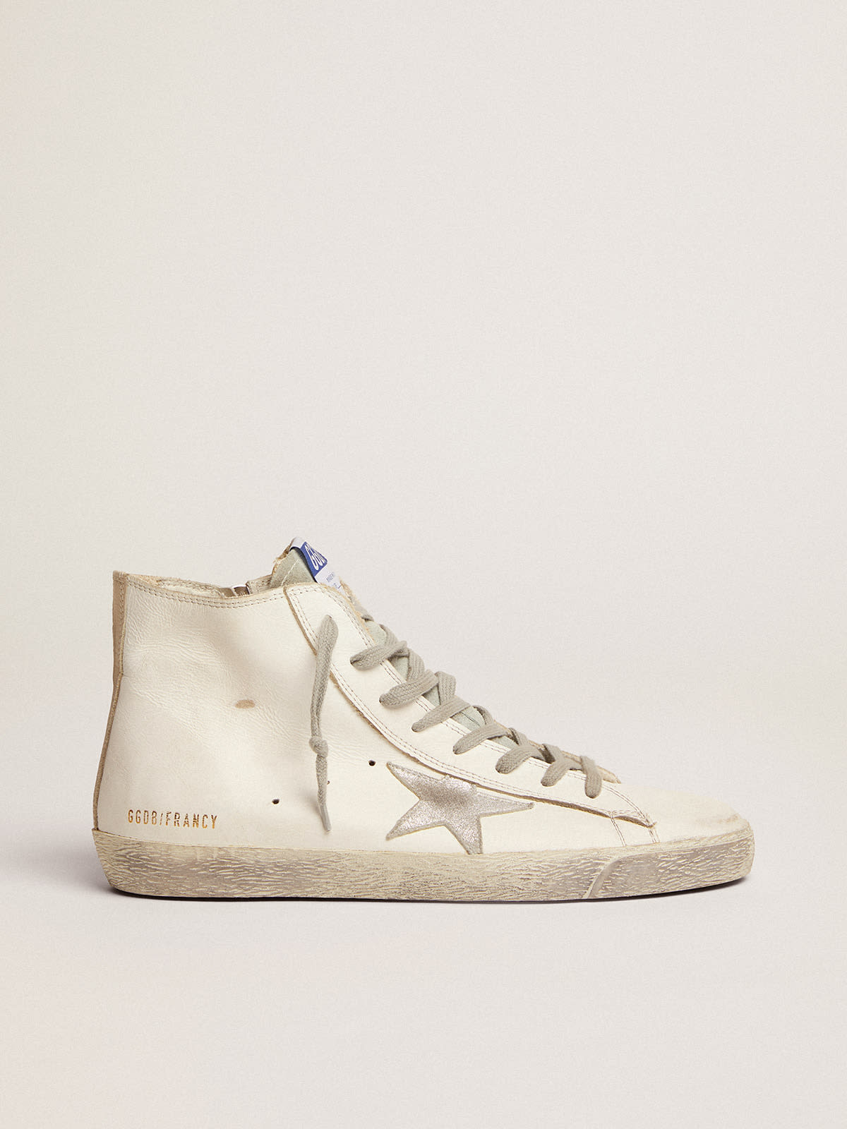 Francy sneakers in leather with silver star