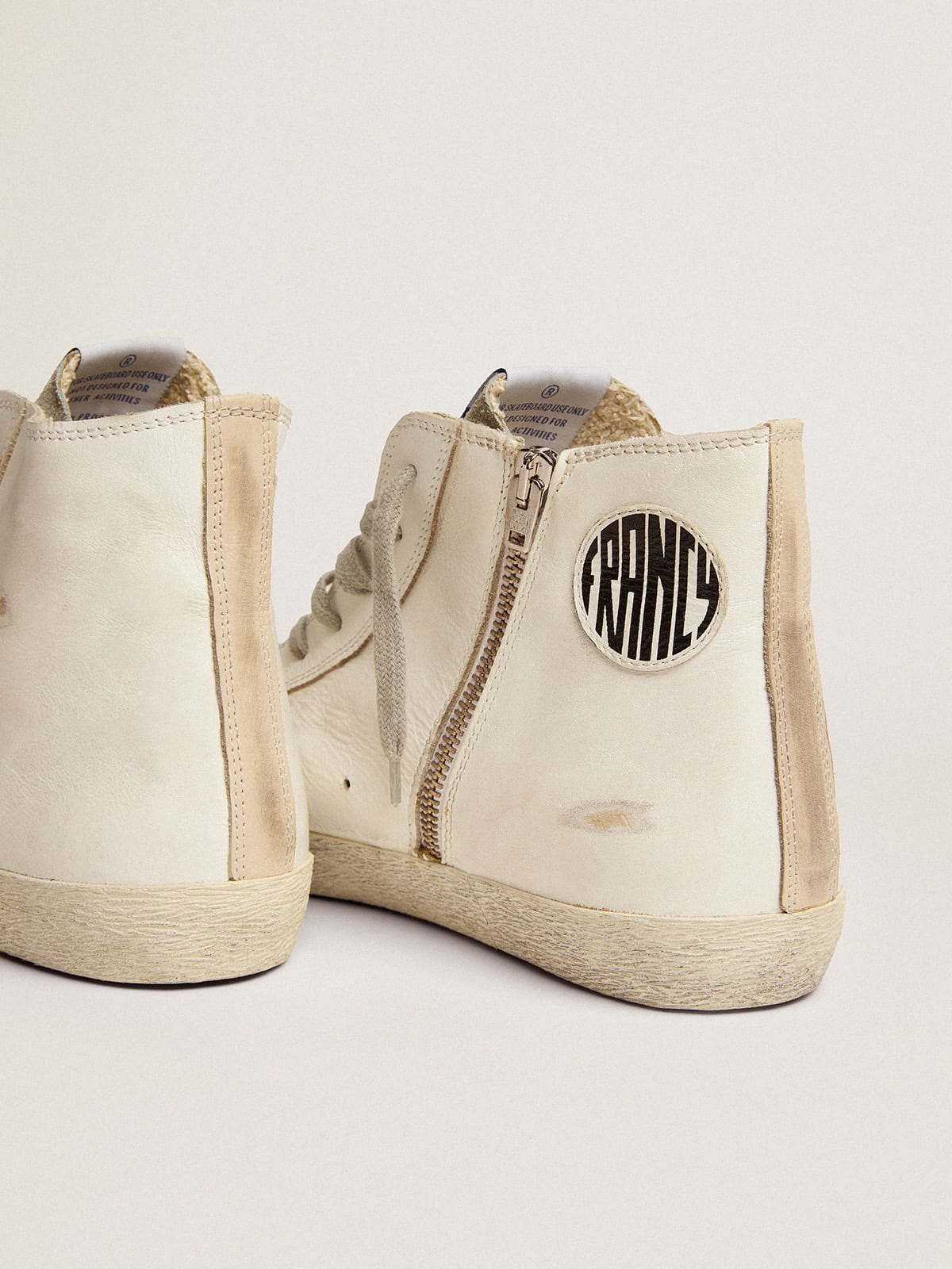 Golden Goose - Francy sneakers in leather with silver star in 