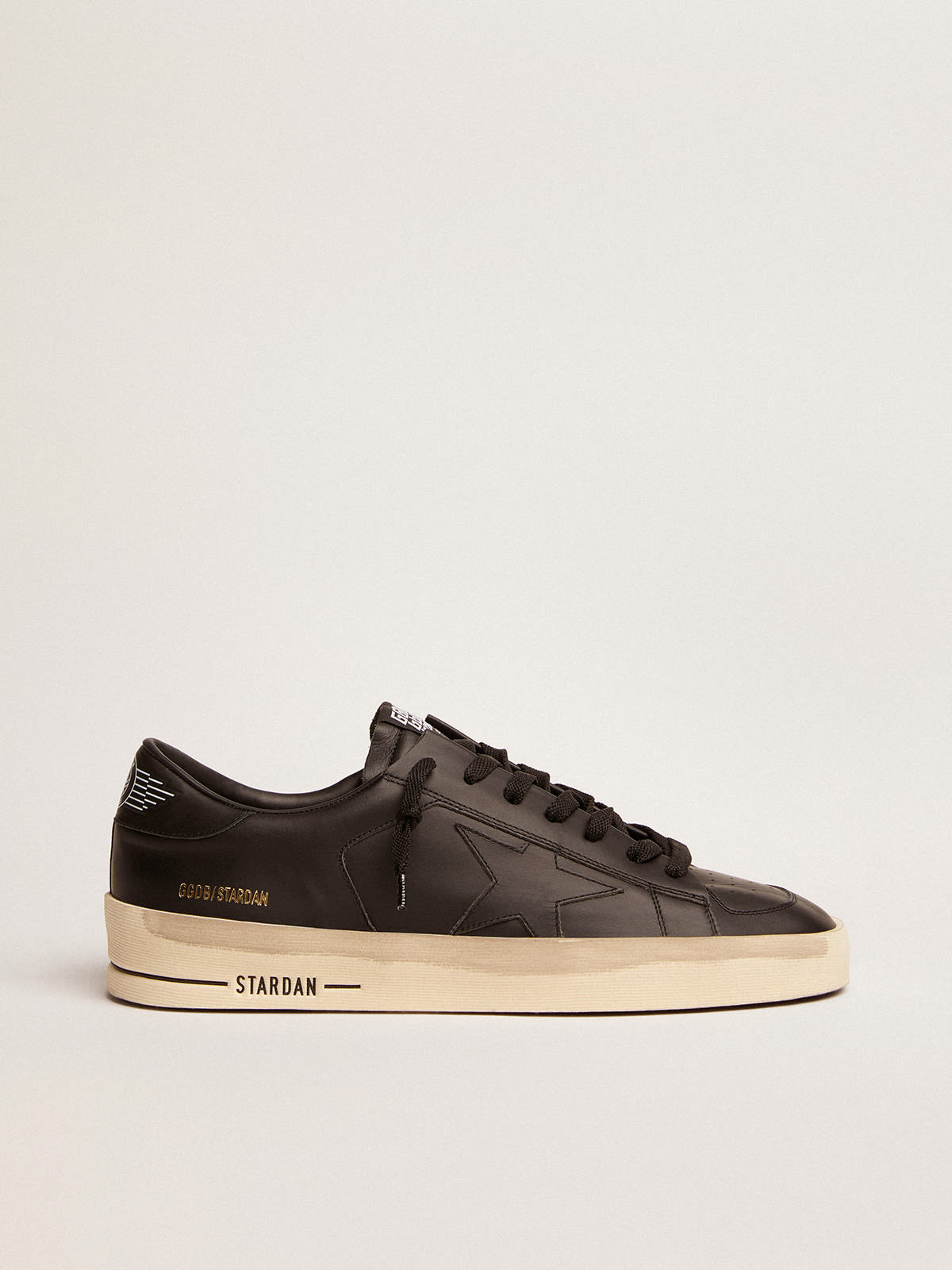 Golden Goose - Men's Stardan in total black leather in 