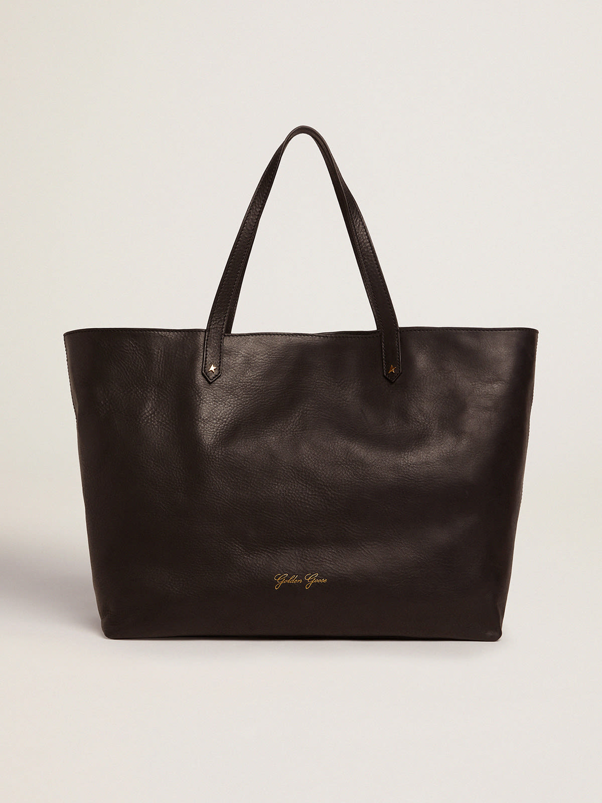 Golden Goose - Women's Pasadena Bag black with gold logo in 