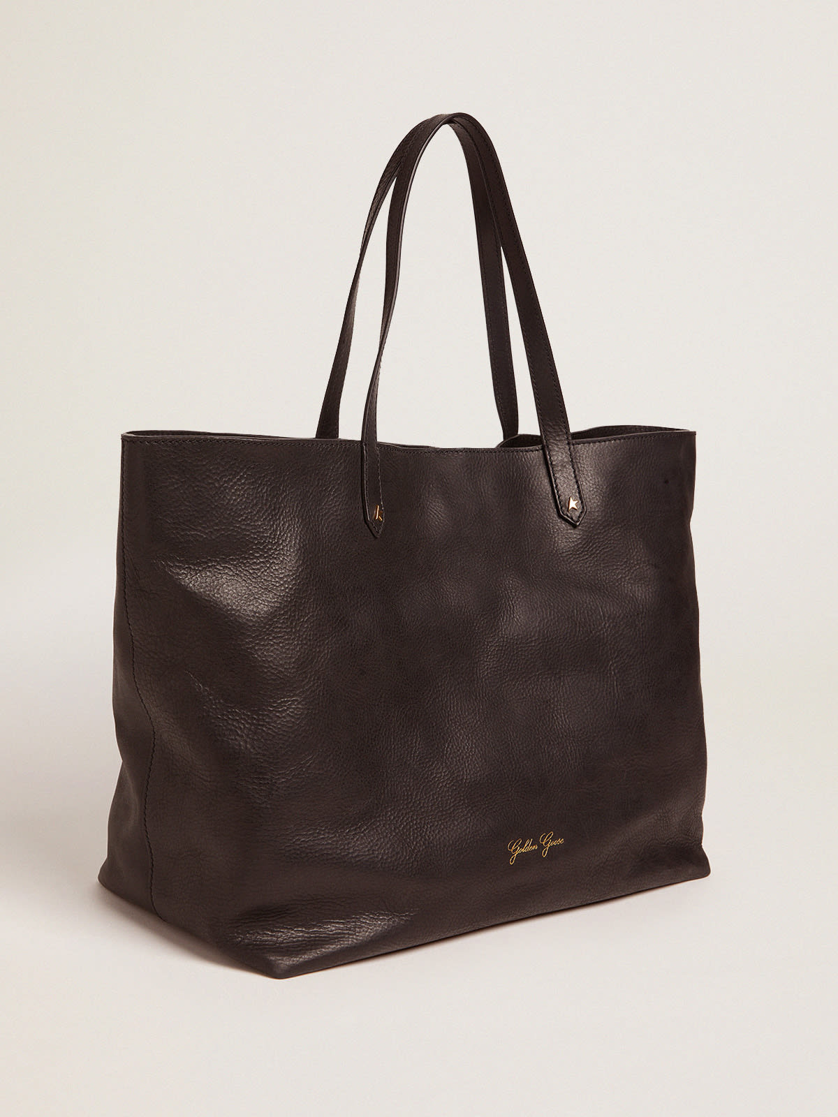 Golden Goose - Women's Pasadena Bag black with gold logo in 