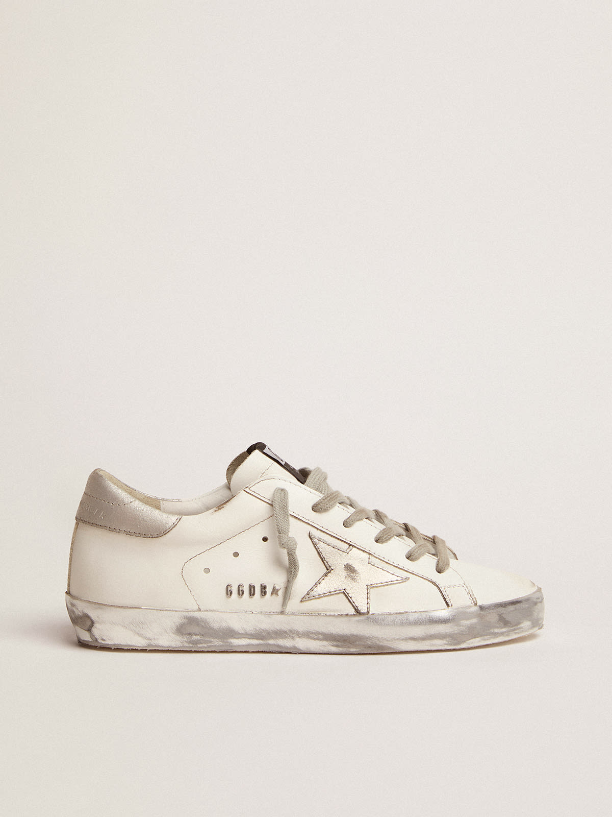 White golden store goose sneakers