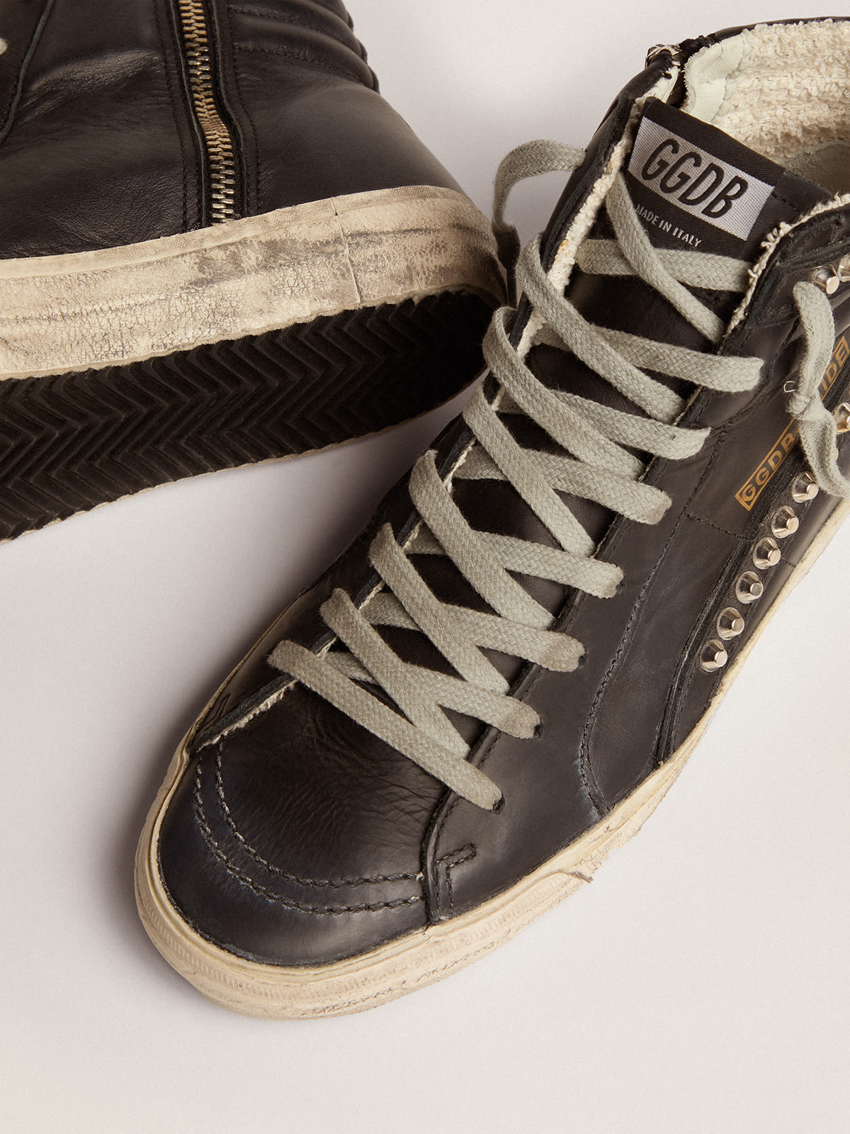 Golden goose 2024 studded sneakers