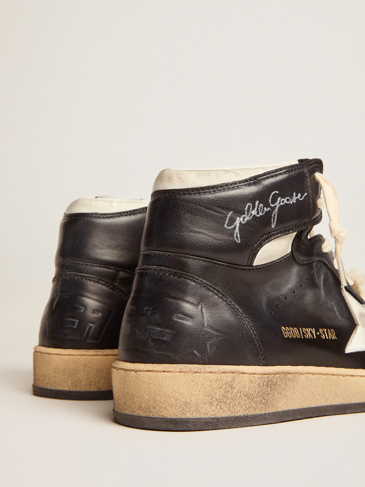 Golden goose hot sale black white