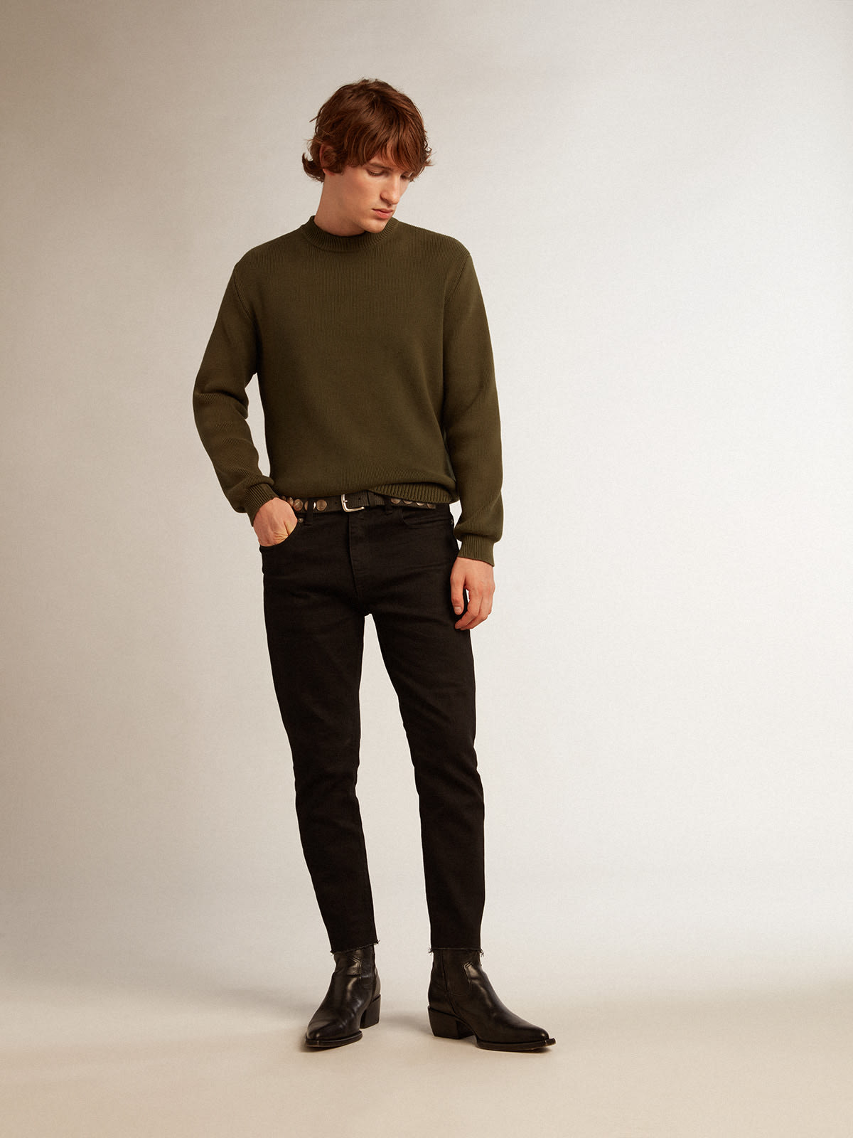 Golden Goose - Calça jeans skinny masculina preta in 