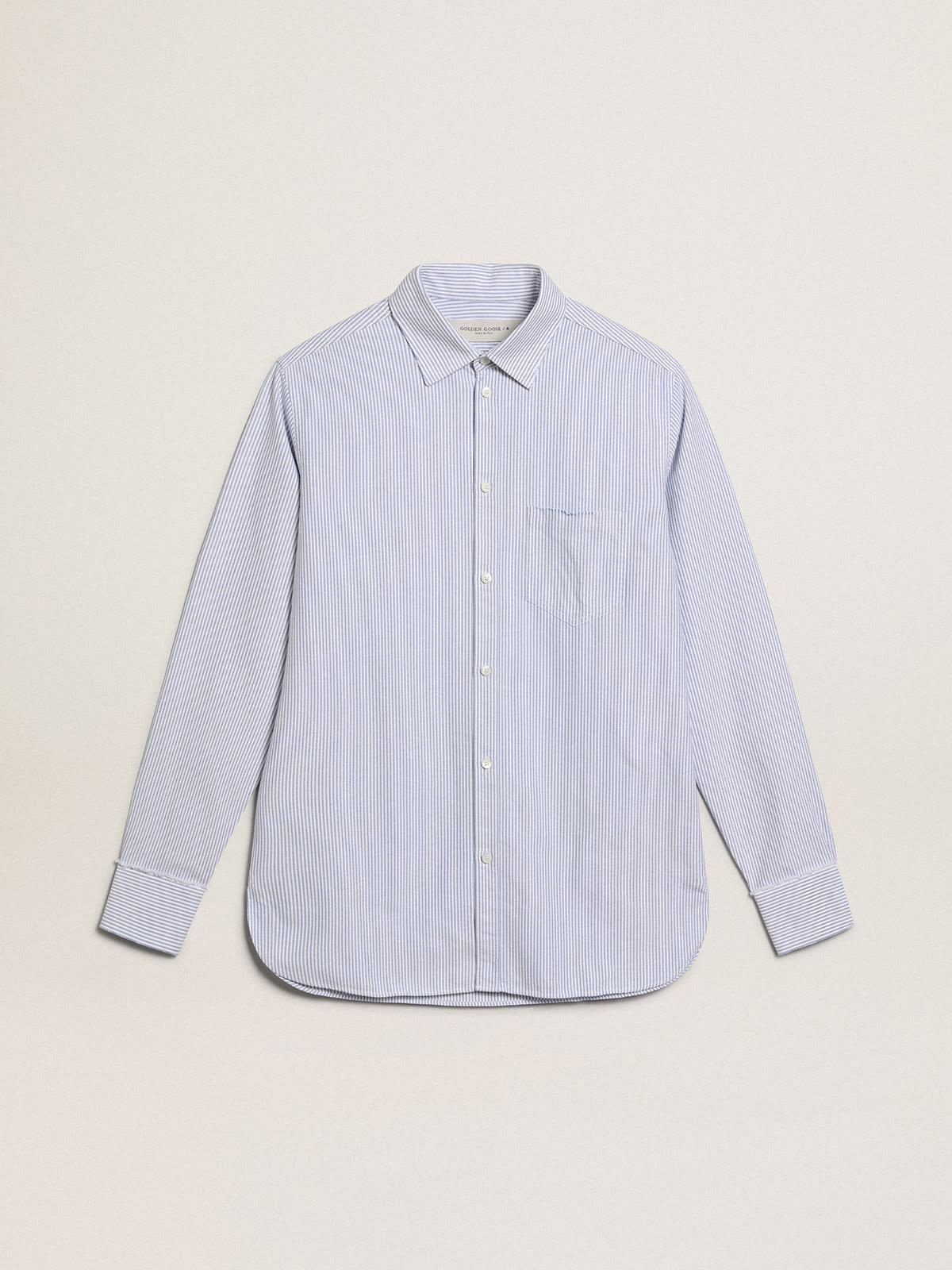 Golden Goose - Men's shirt with narrow stripes in 