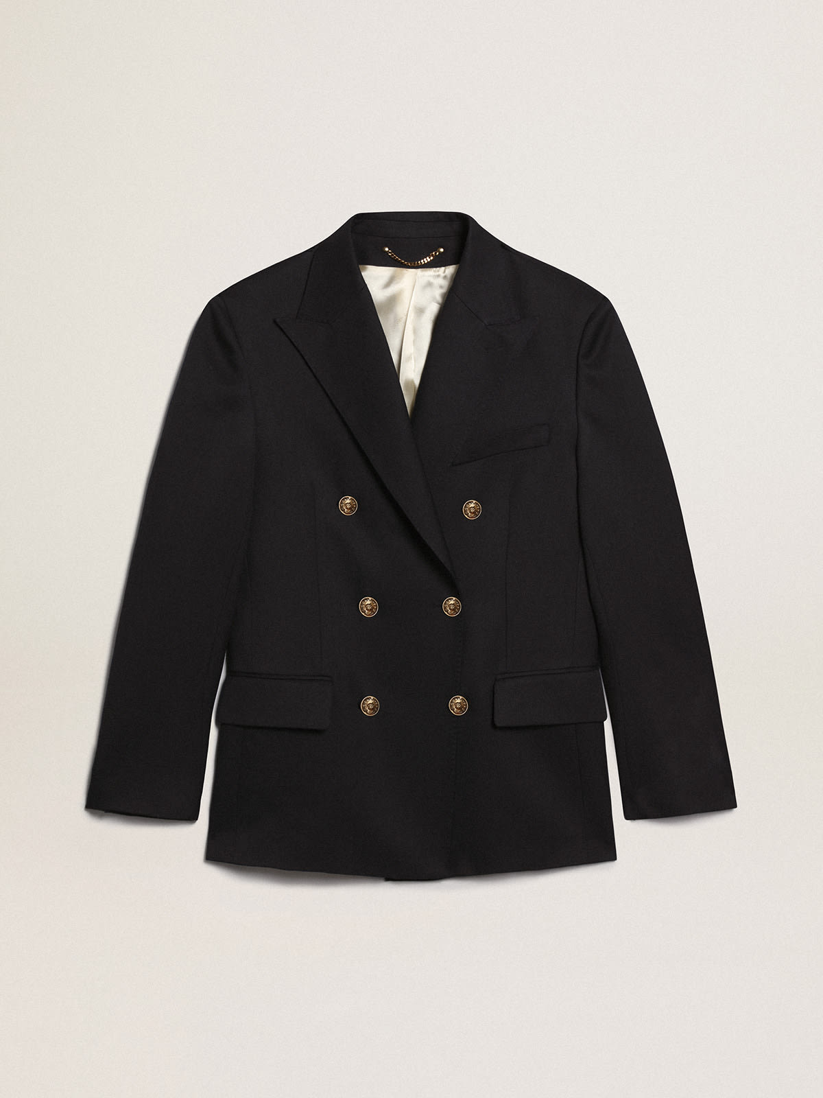 Embroidered Double-Breasted Wool Jacket - Men - Ready-to-Wear