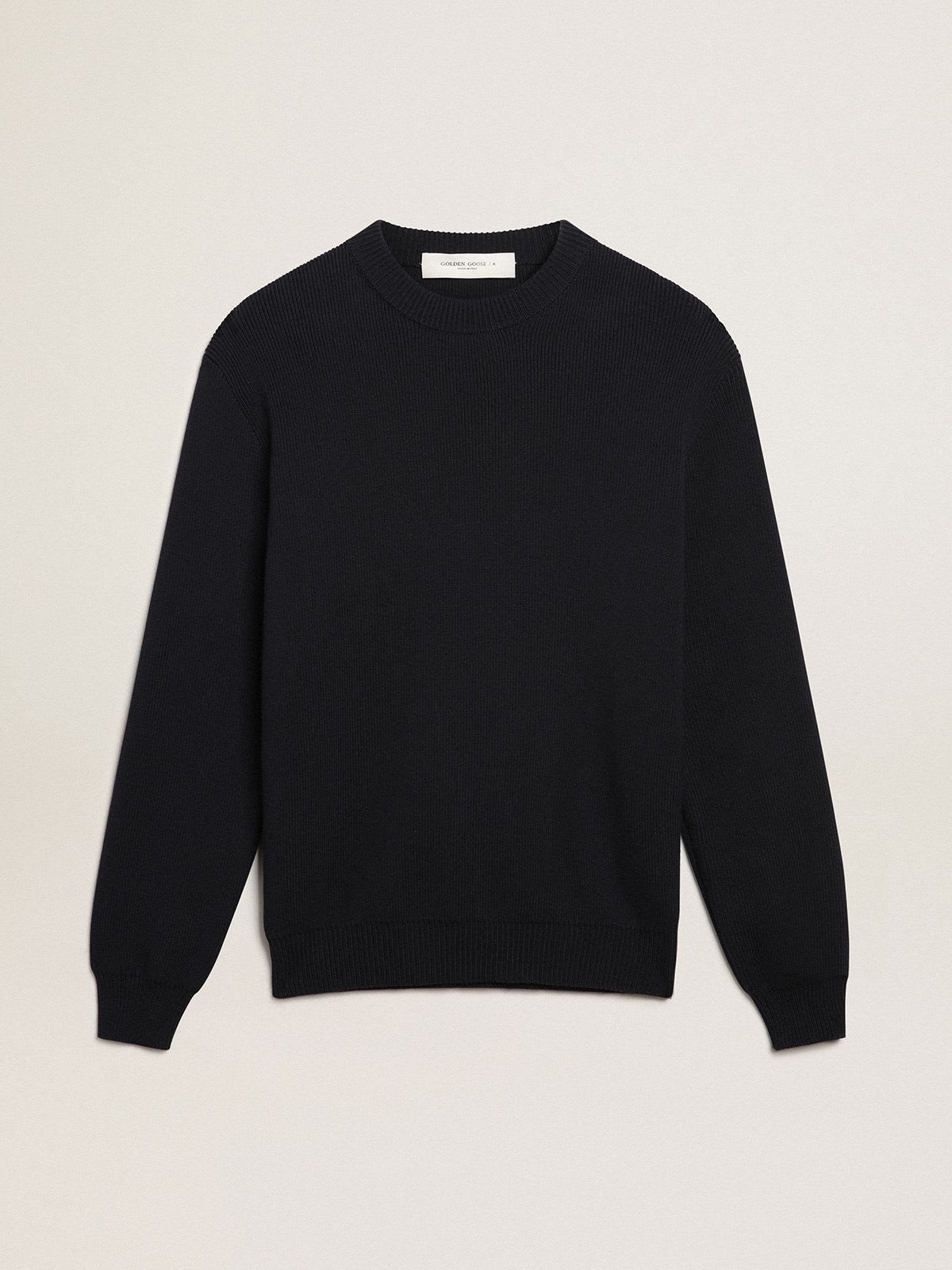 Black crew neck online sweater