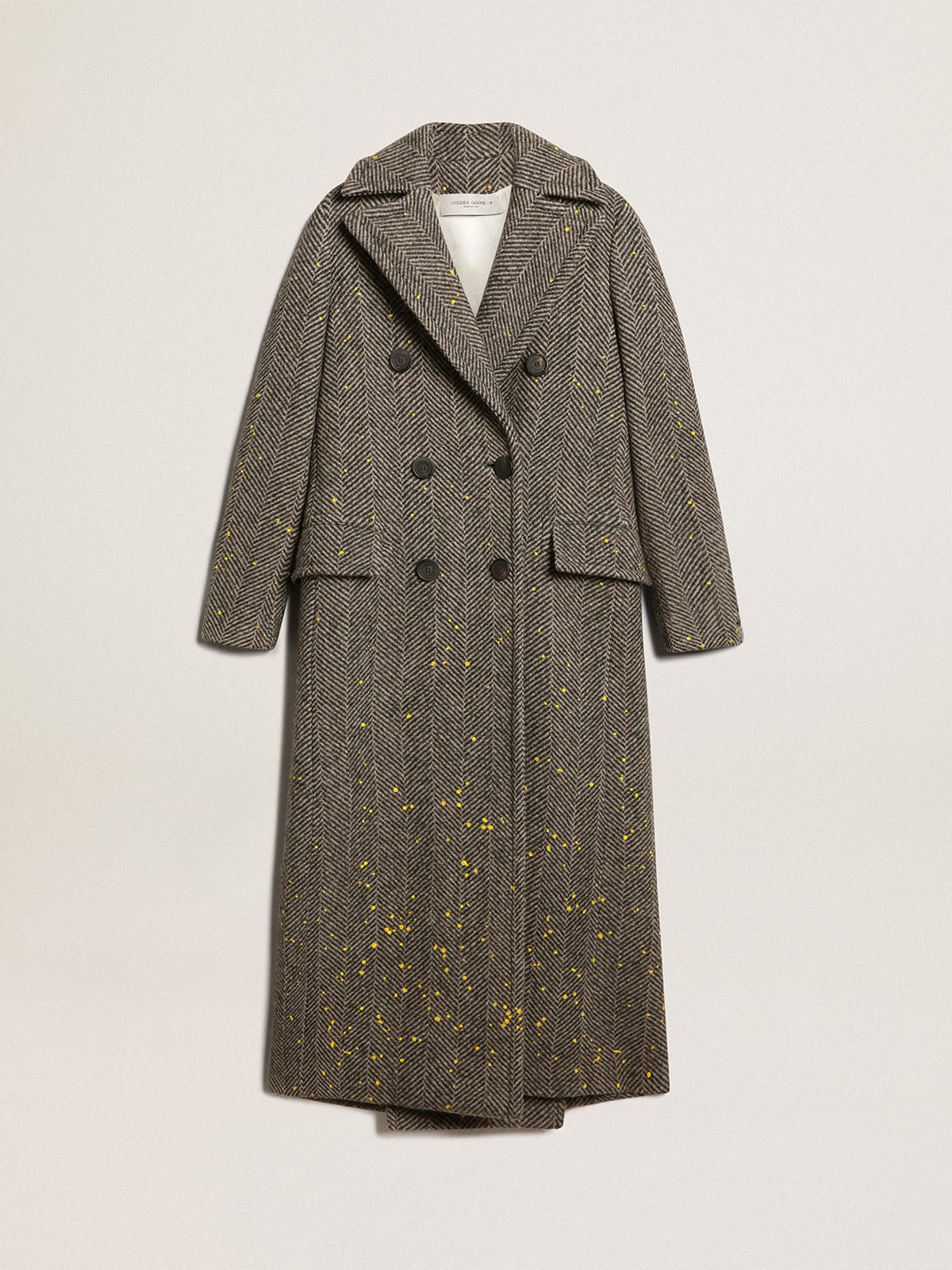 Women's herringbone deals coat