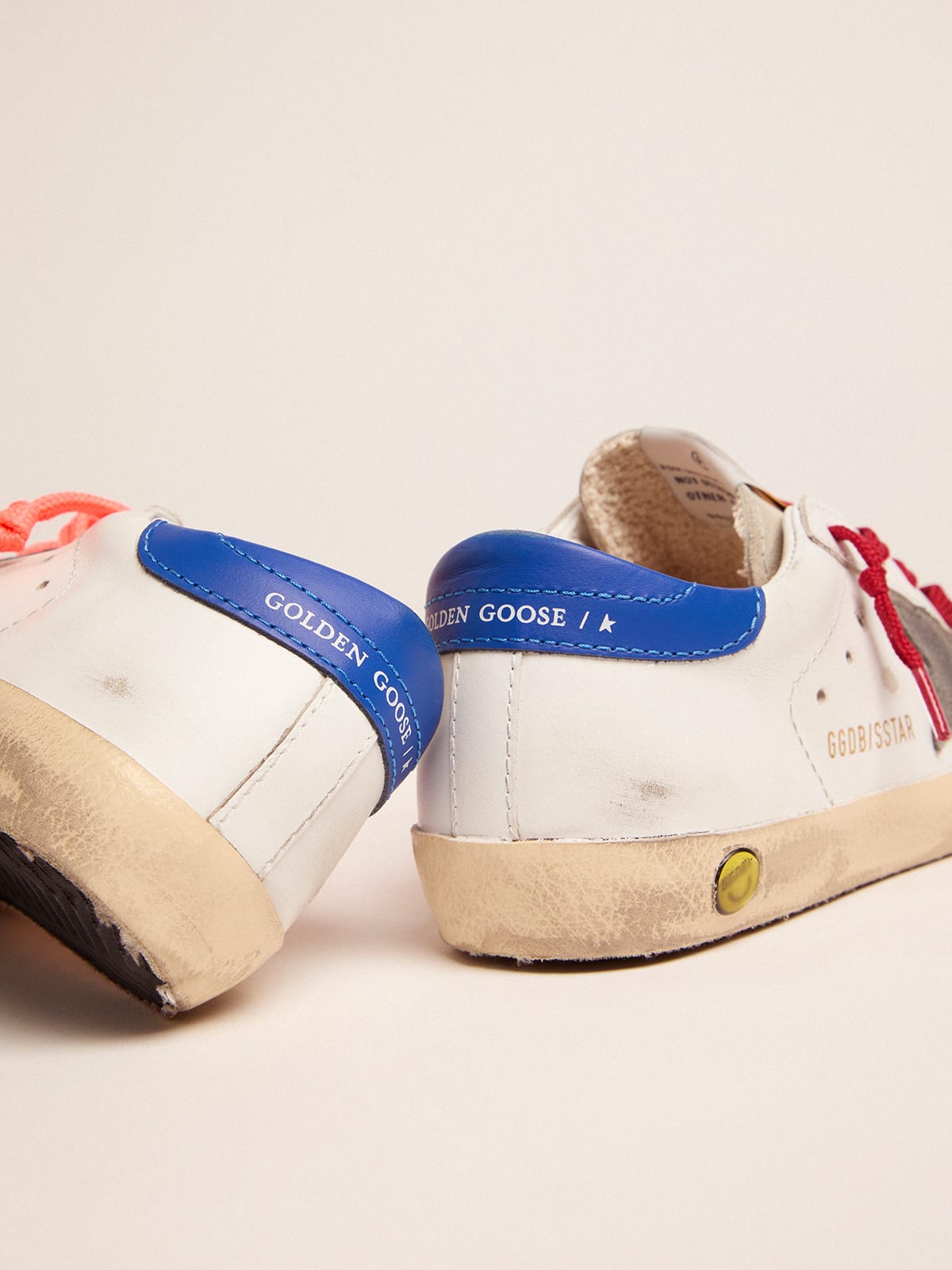 Golden goose lino red and blue