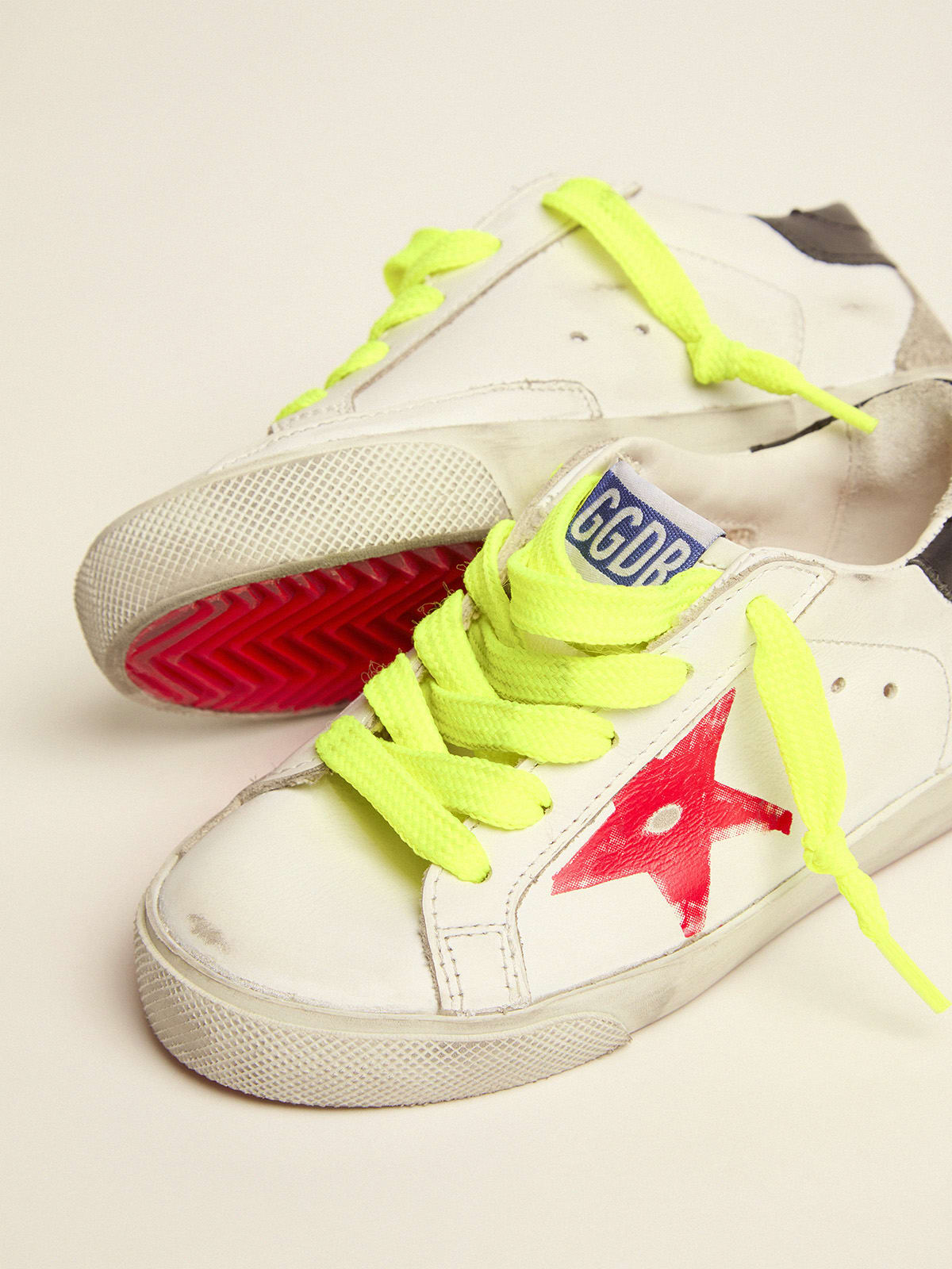 Golden goose sneakers on sale neon