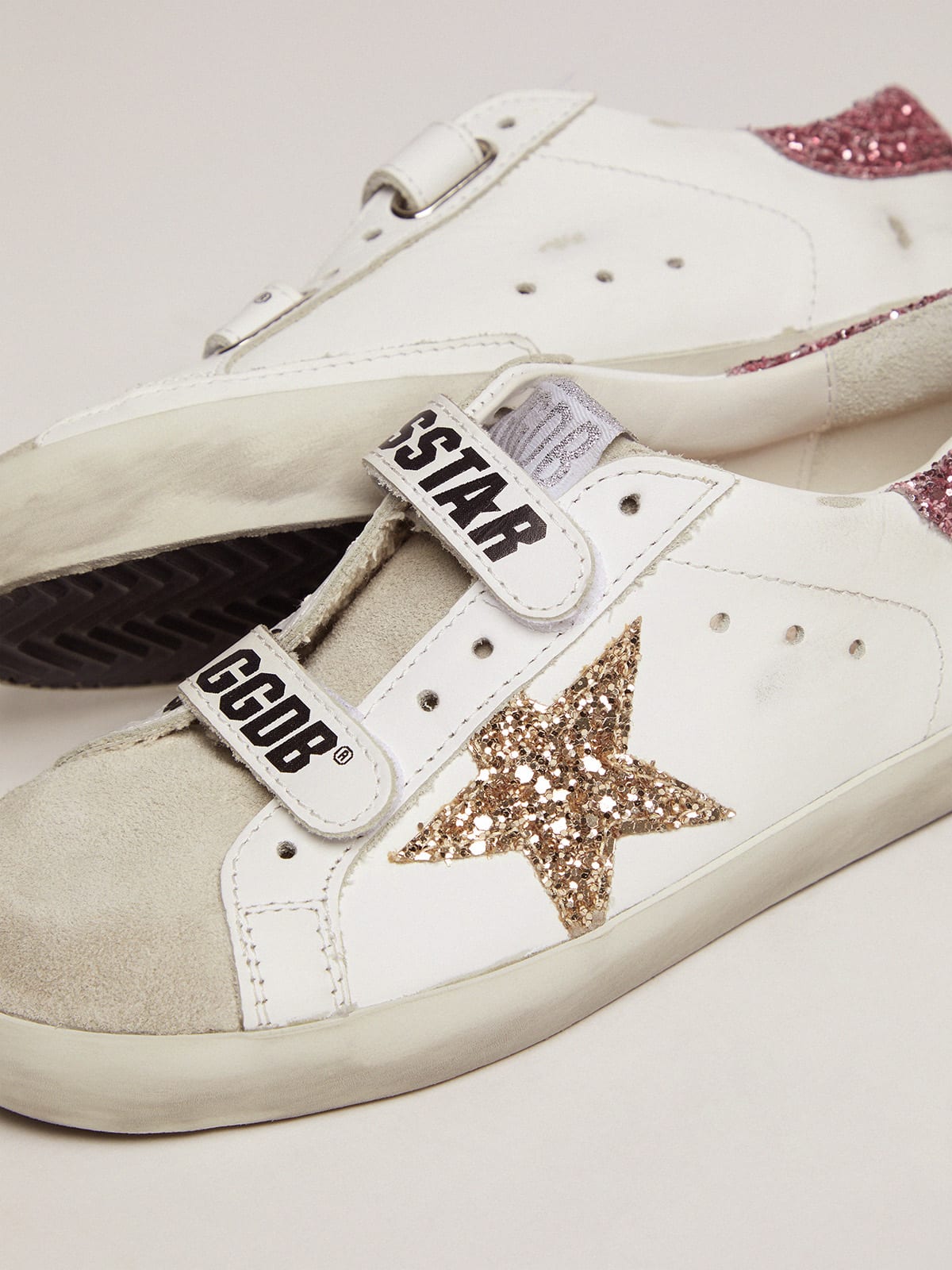 Golden goose hot sale velcro sneakers womens