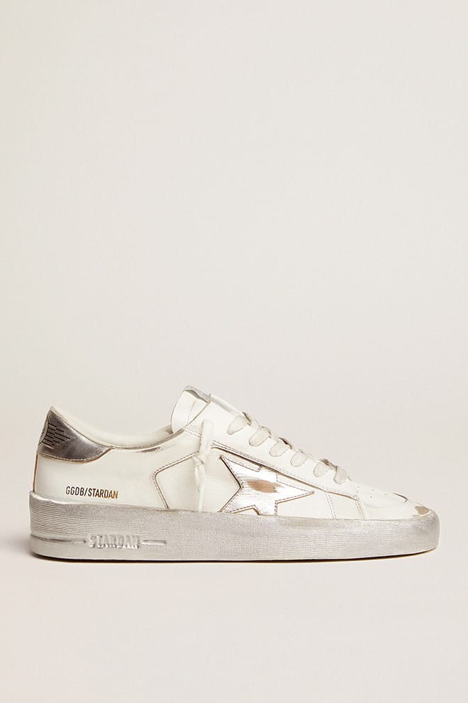 Golden goose clearance superstar metallic sneaker