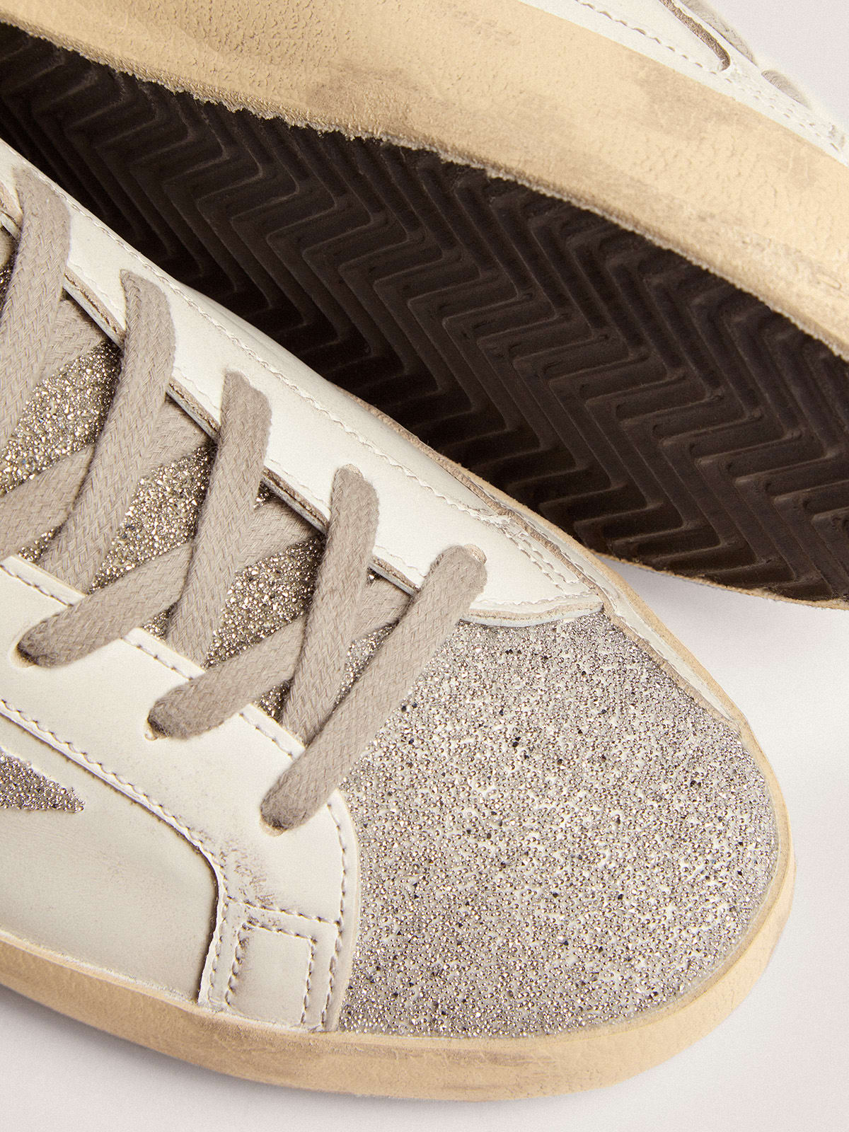 Golden goose con clearance swarovski