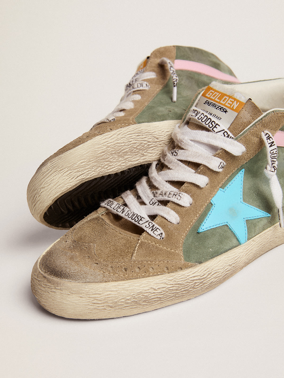 Golden goose mid store star verte