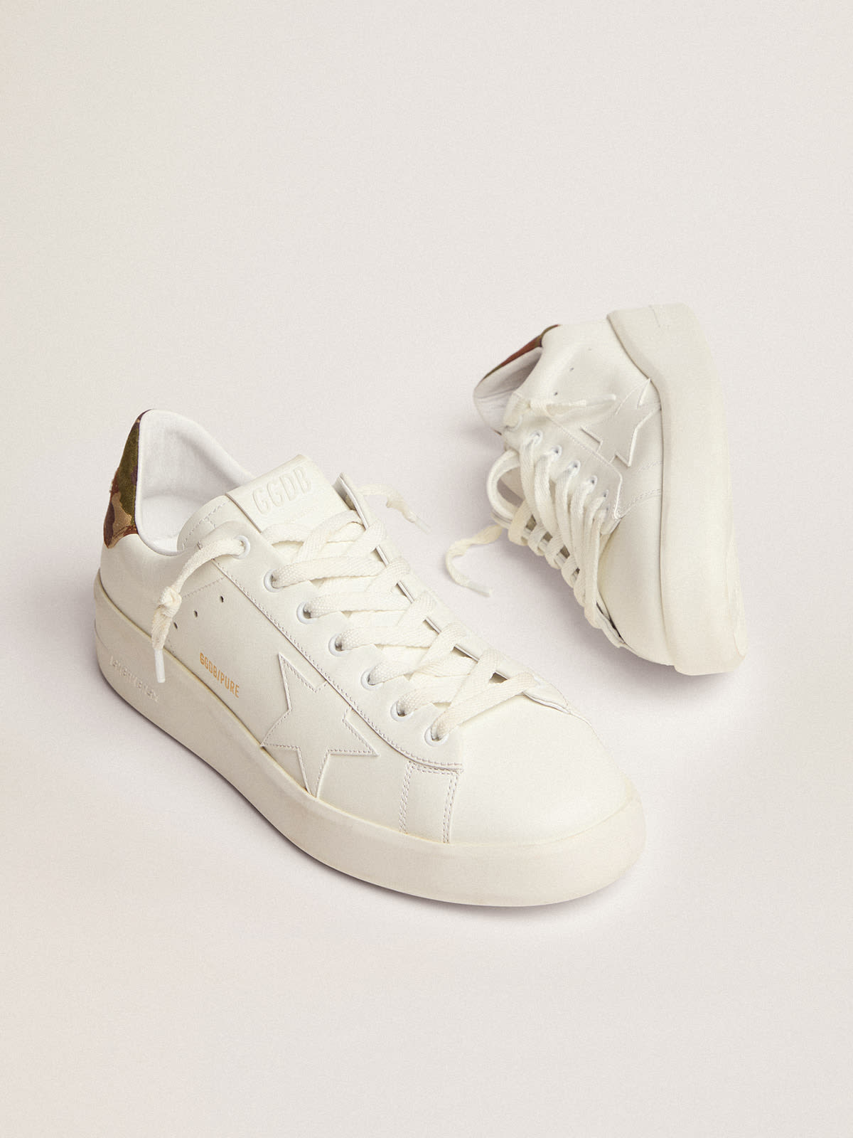 Golden Goose - Purestar para hombre de piel blanca con estrella tono sobre tono in 