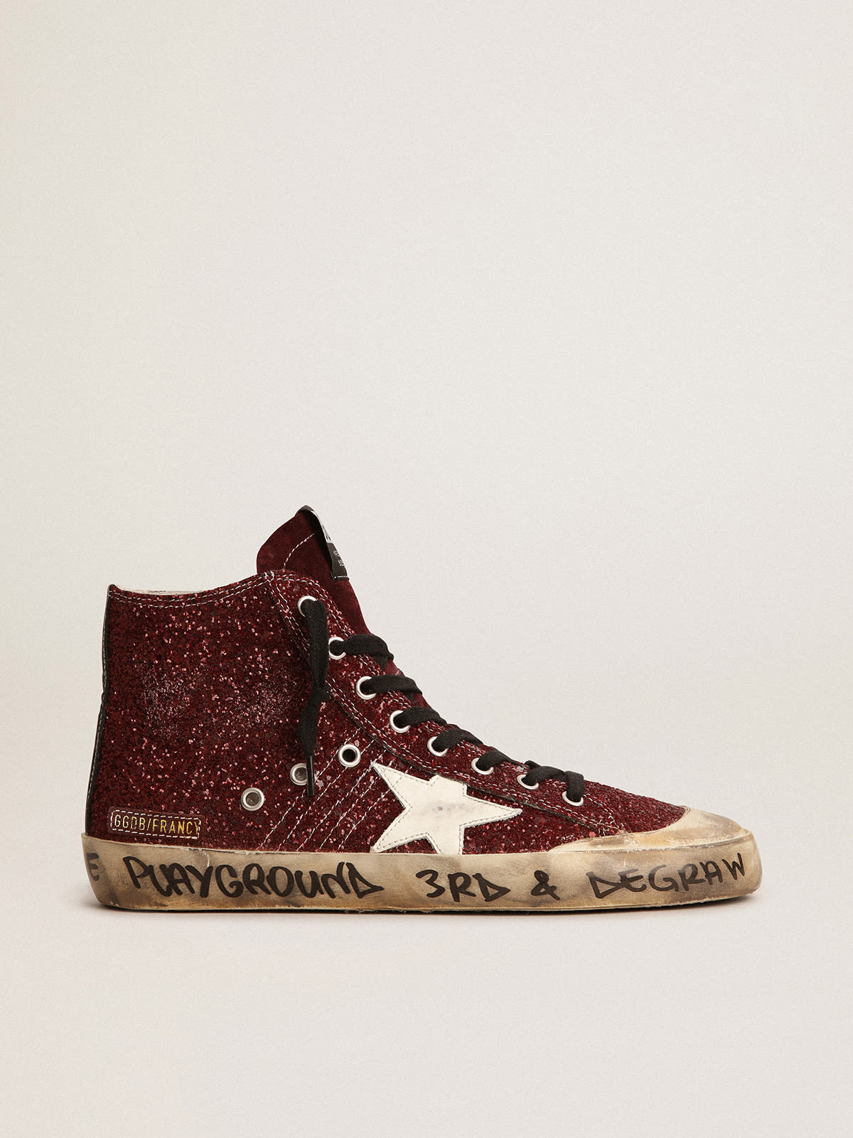 Golden goose best sale burgundy star