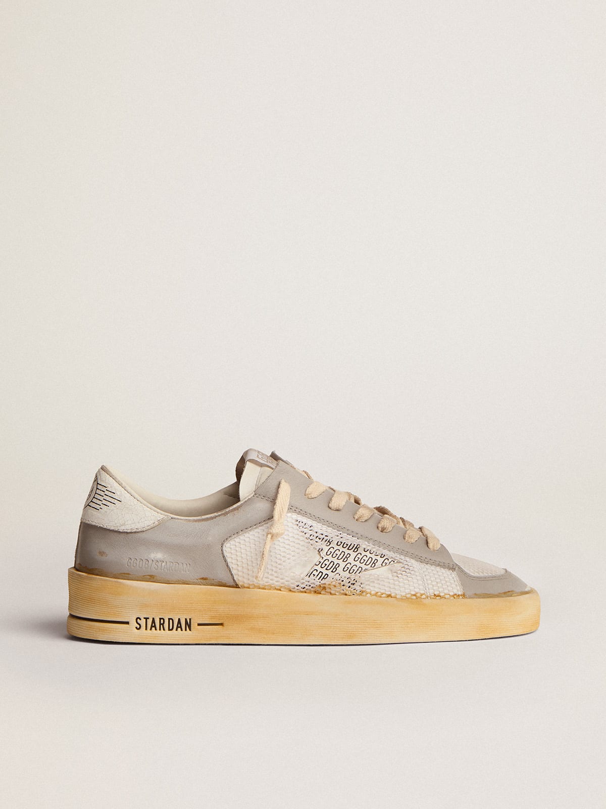 Golden Goose - Women's Stardan with white leather star in 
