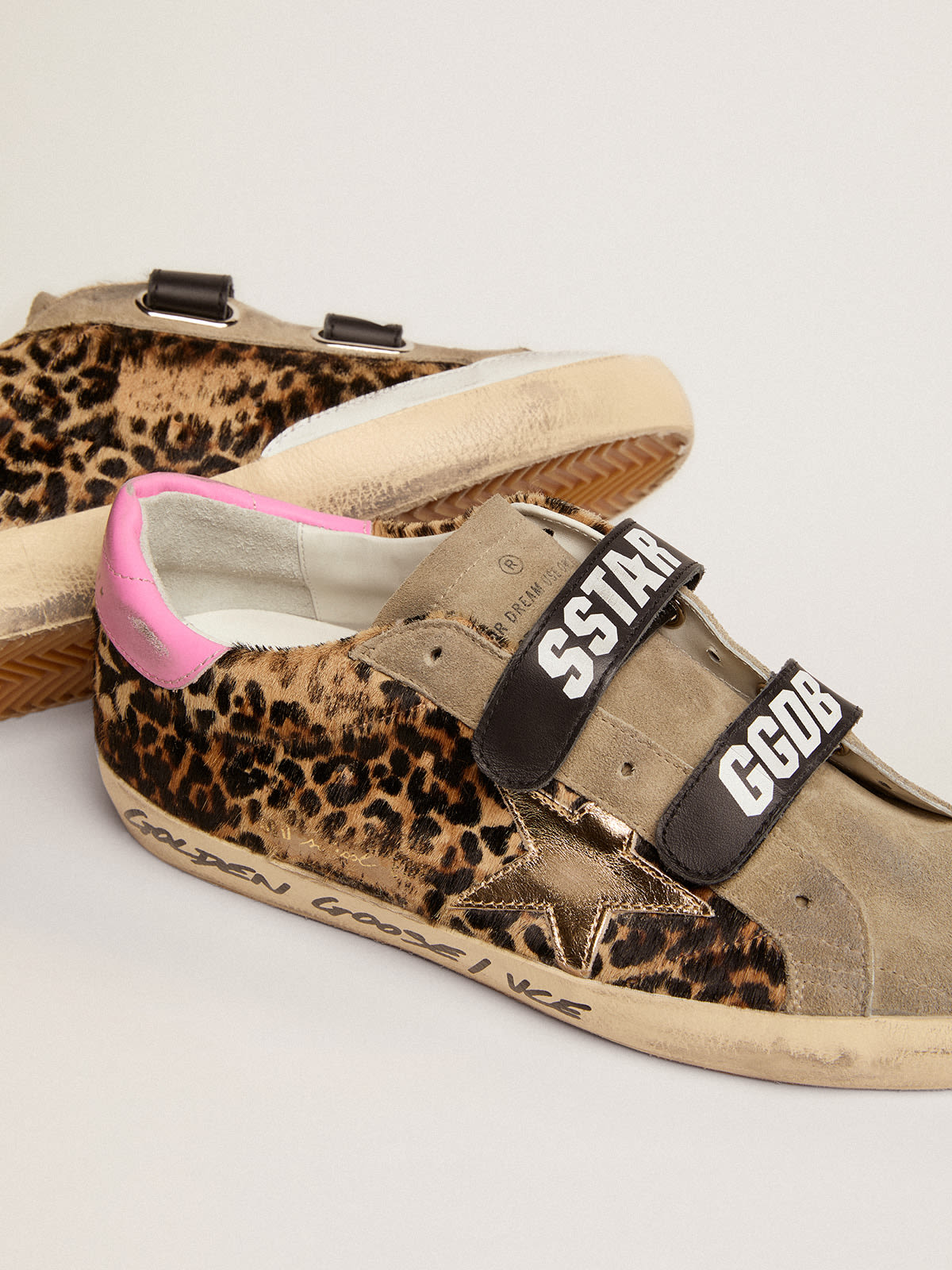 Golden goose scratch leopard new arrivals