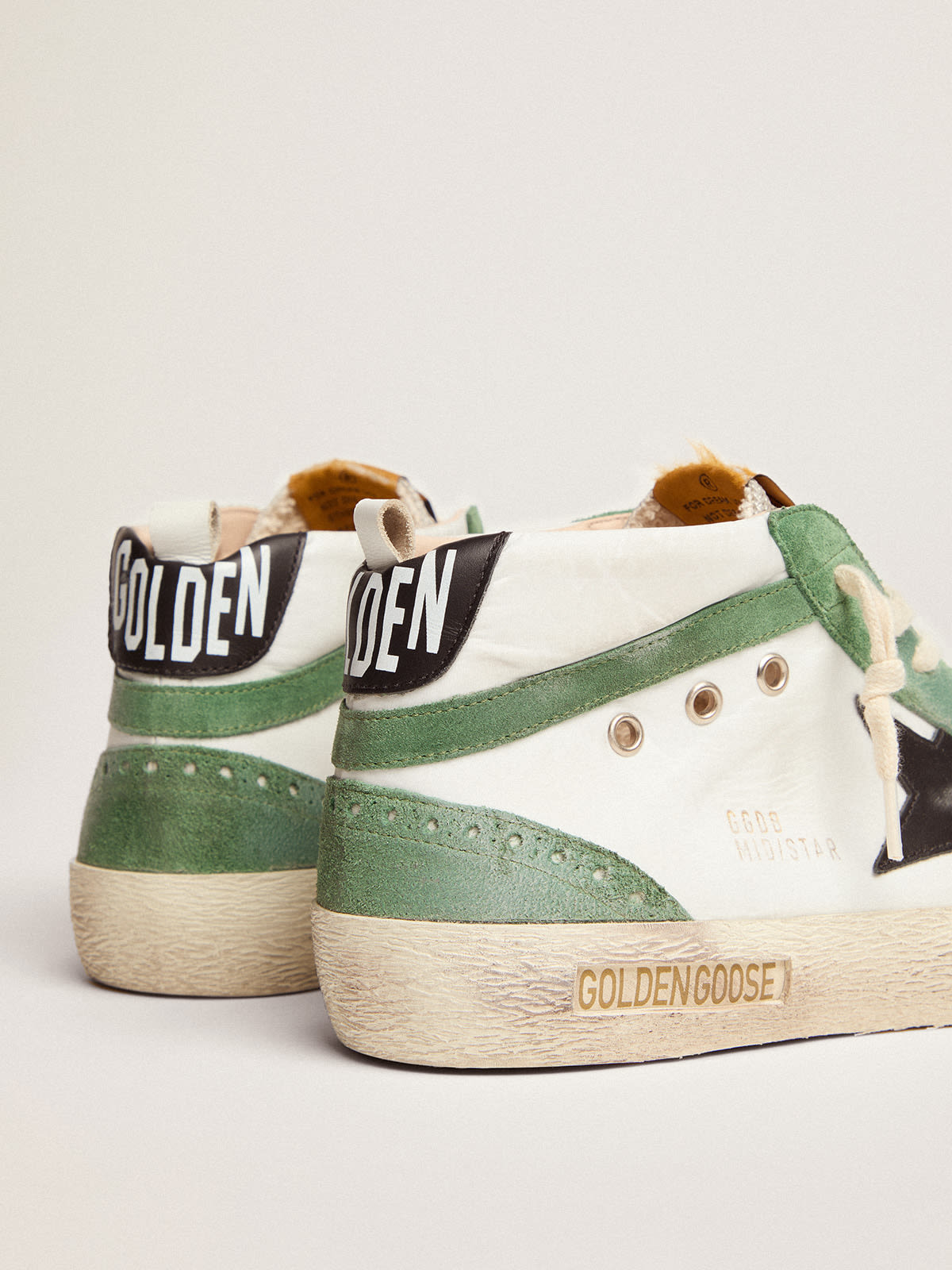 Golden goose mid store star green