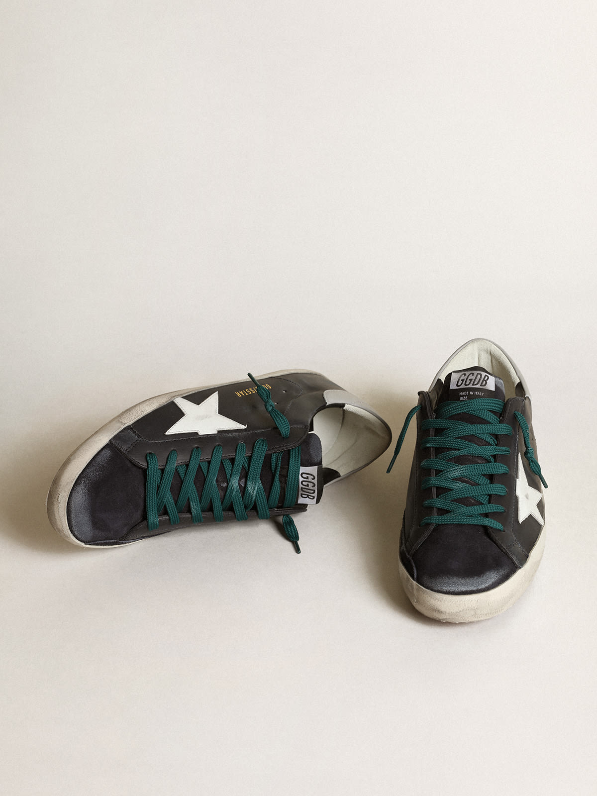 Golden Goose Deluxe Brand Super-Star sneakers white/green