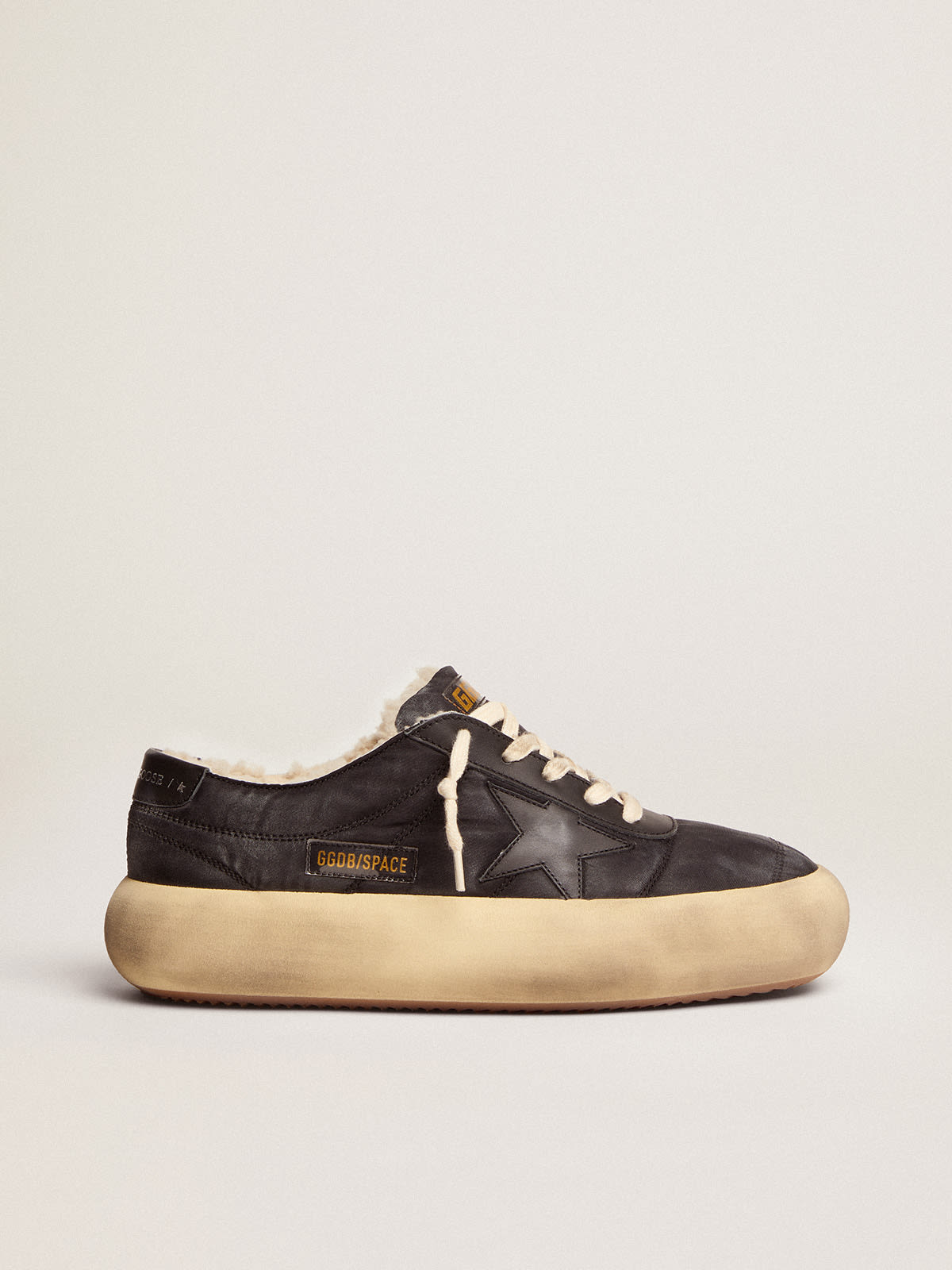 Golden goose shearling store shoes