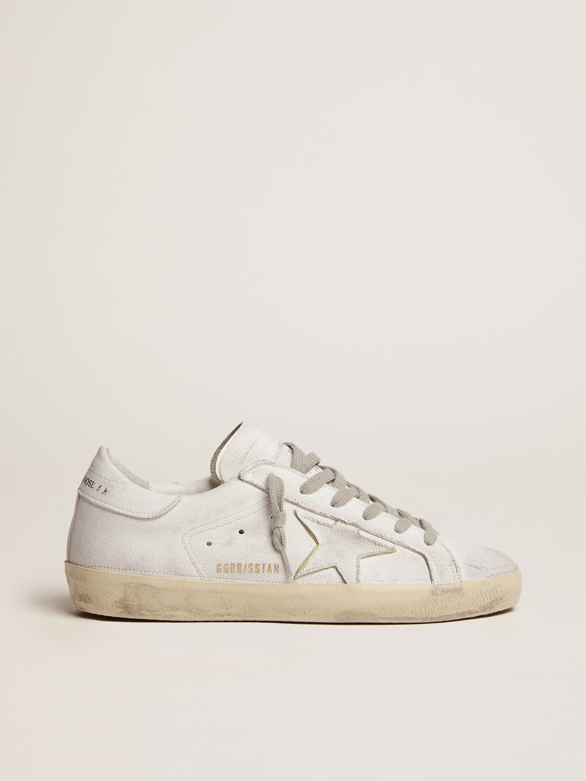 Golden Goose - Super-Star Dream Maker sneakers in white color with reverse construction and hidden multicolor details in 