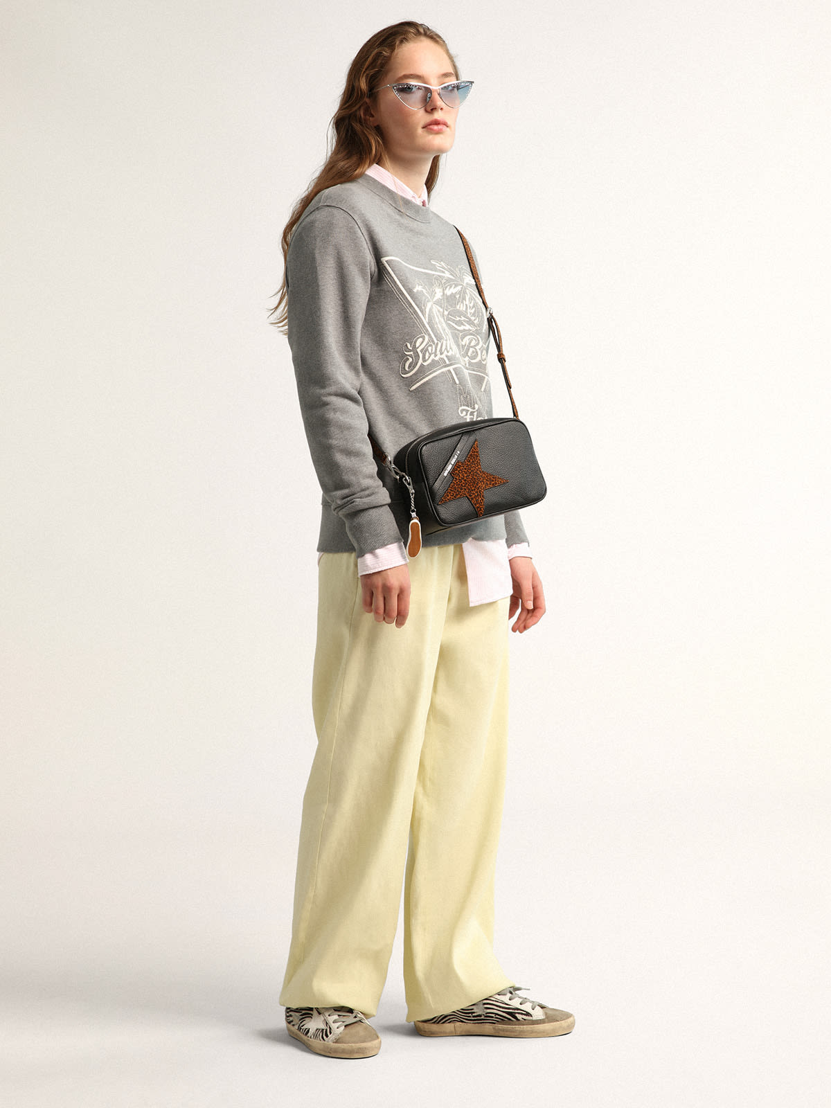 Golden Goose Gray Cotton Sweatshirt main image 1