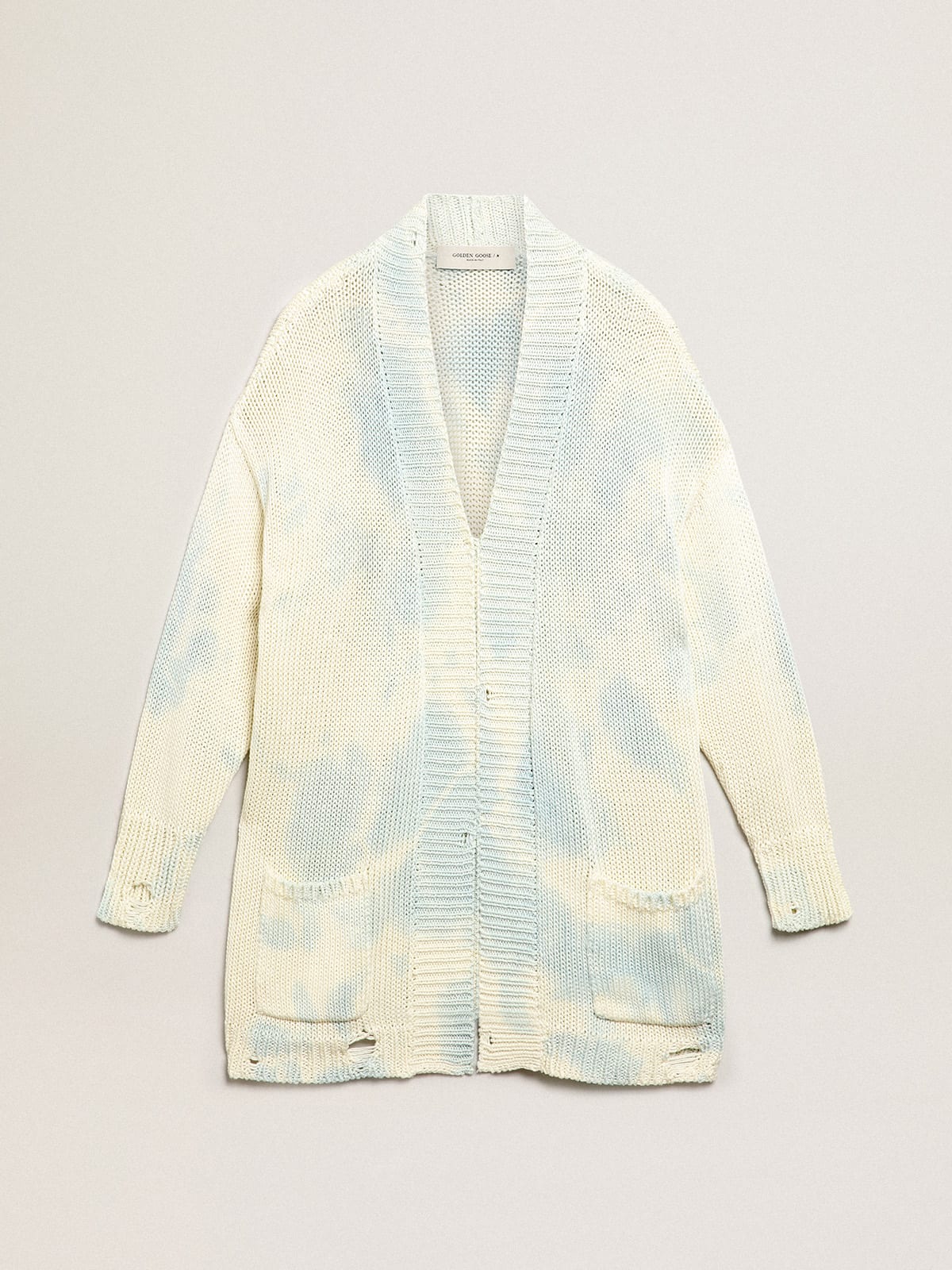 Amiri tie hot sale dye cardigan