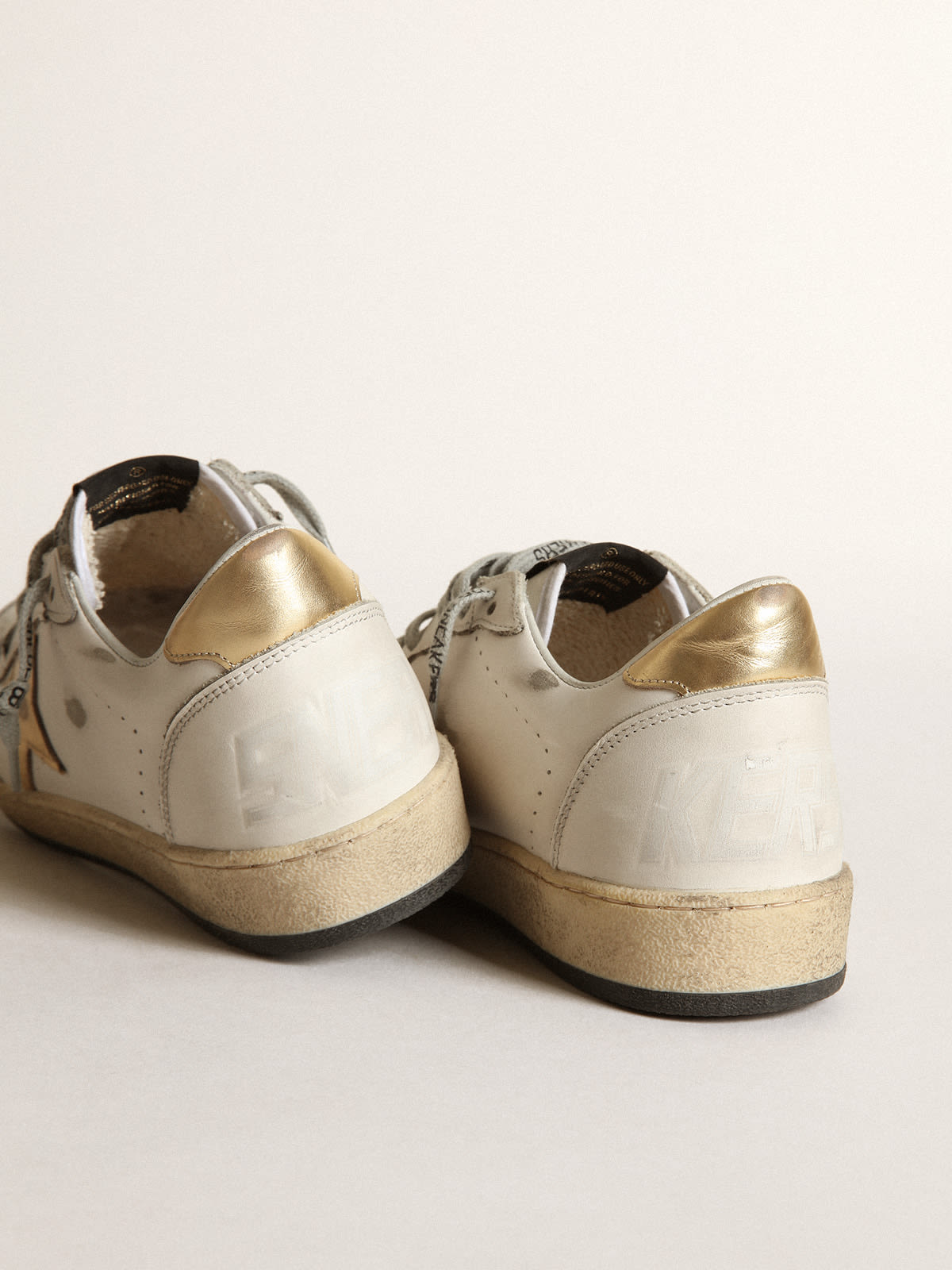 Golden Goose - Ball Star sneakers with gold star and heel tab in 