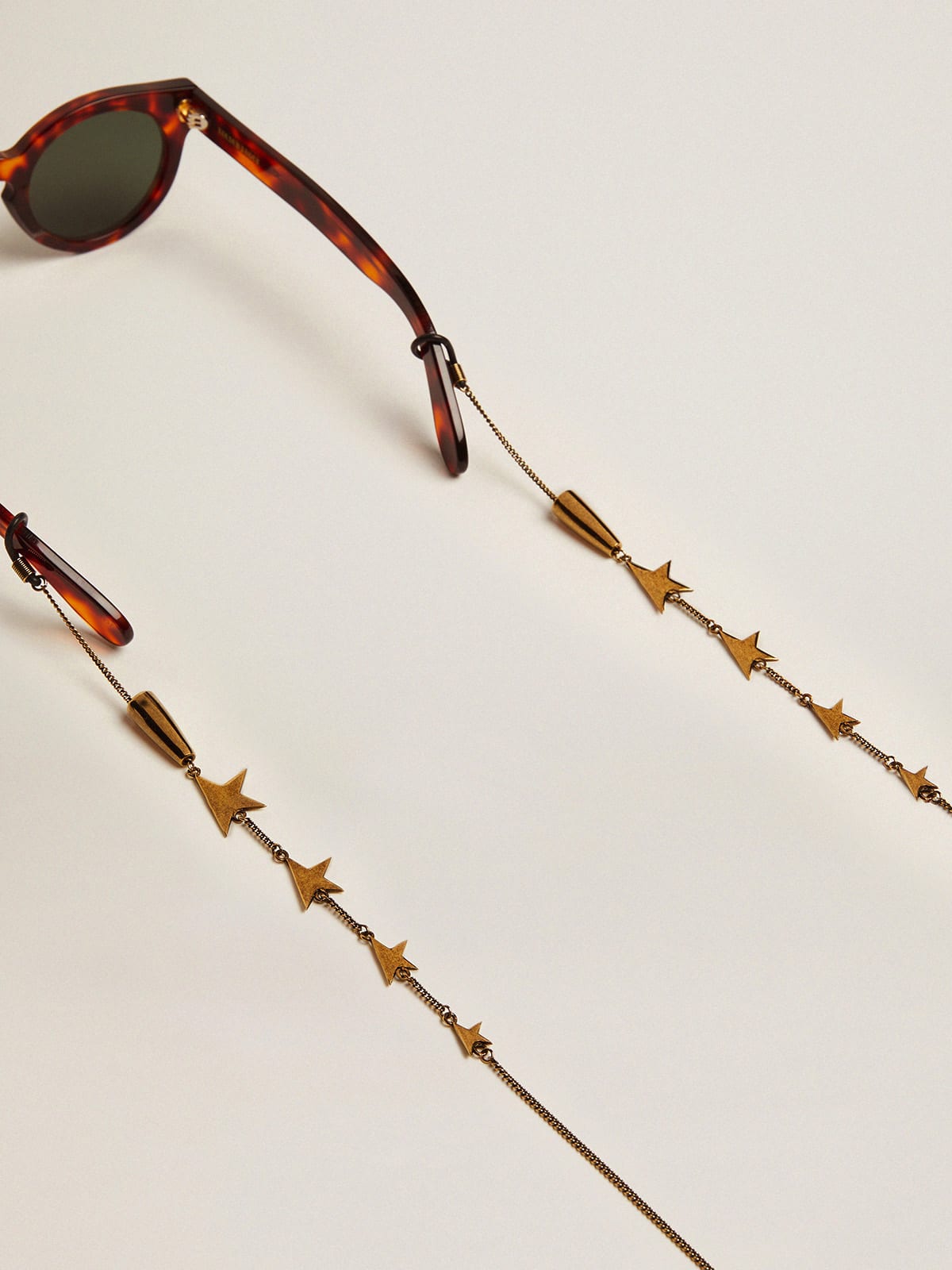 Golden Goose - Cadena para gafas Star de la colección Jewelmates en color oro antiguo in 